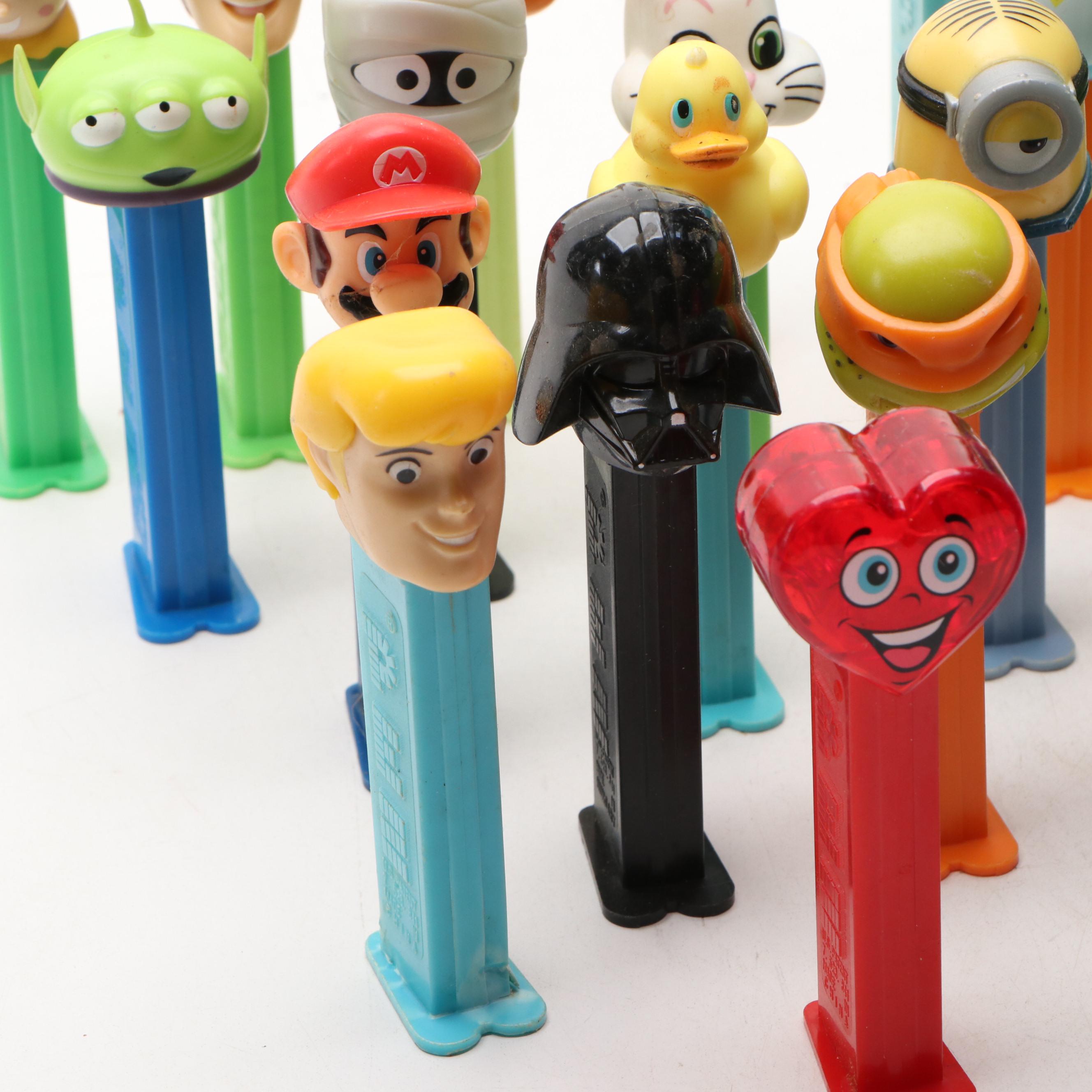 PEZ Candy Dispensers Including Teenage Mutant Ninja Turtles and More