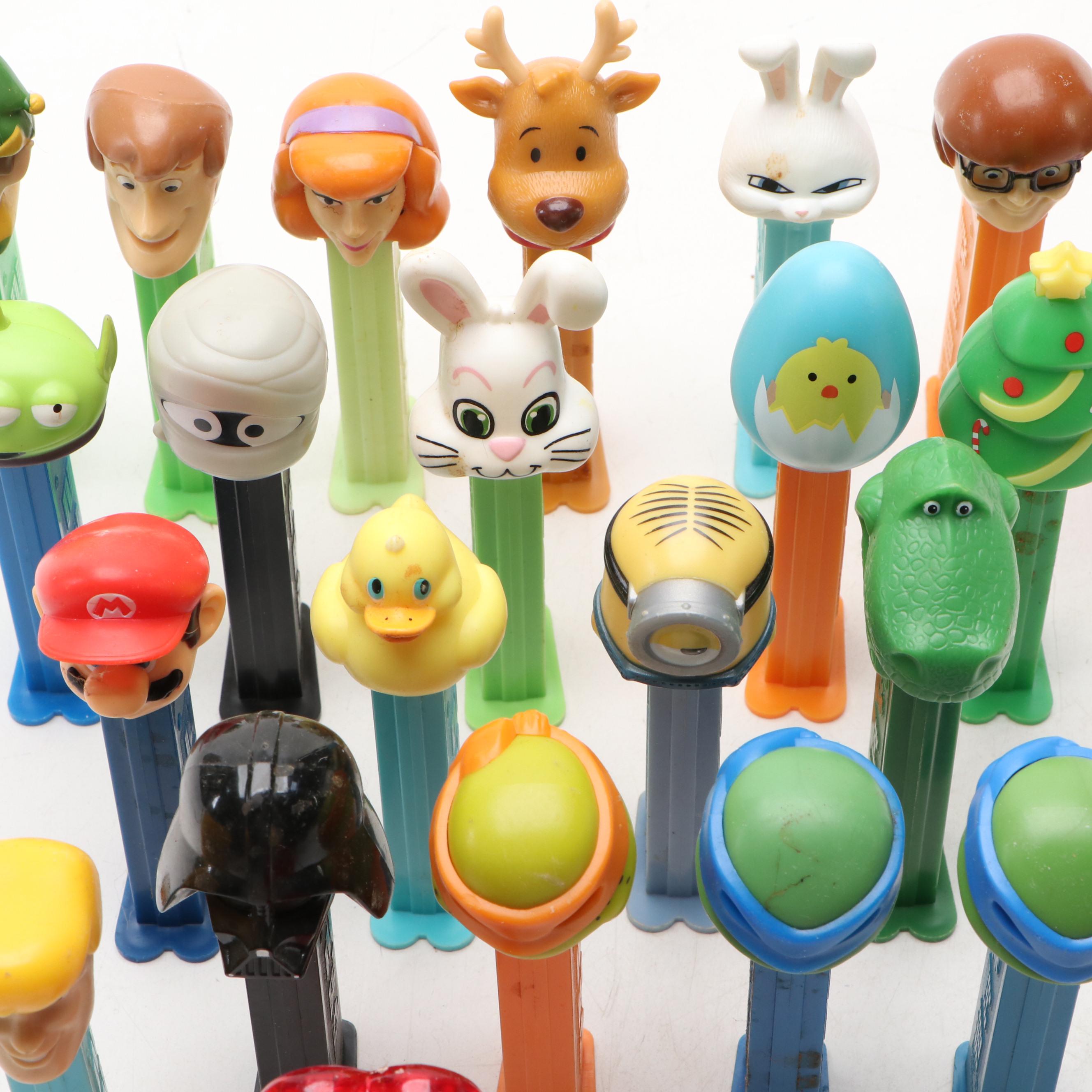 PEZ Candy Dispensers Including Teenage Mutant Ninja Turtles and More