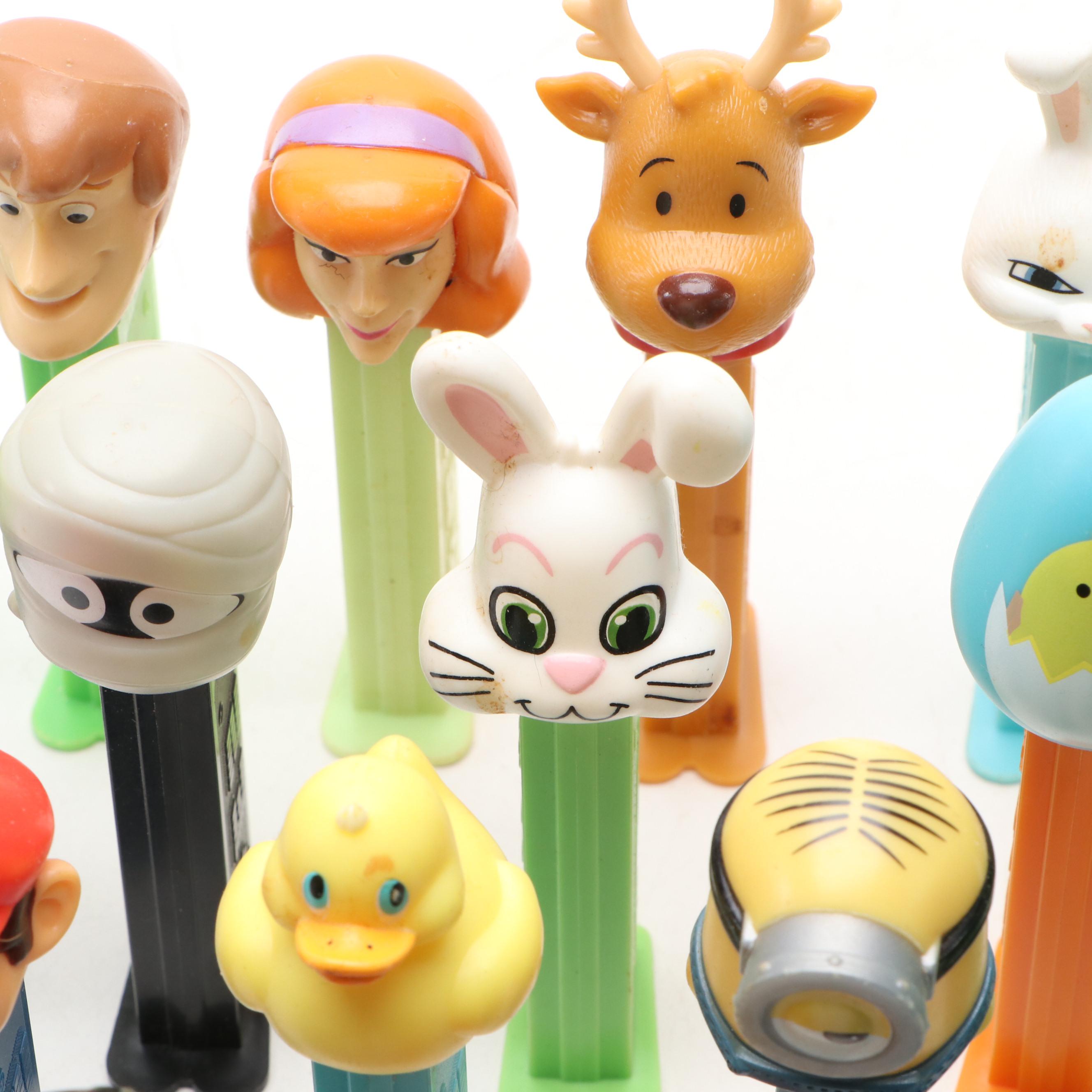 PEZ Candy Dispensers Including Teenage Mutant Ninja Turtles and More
