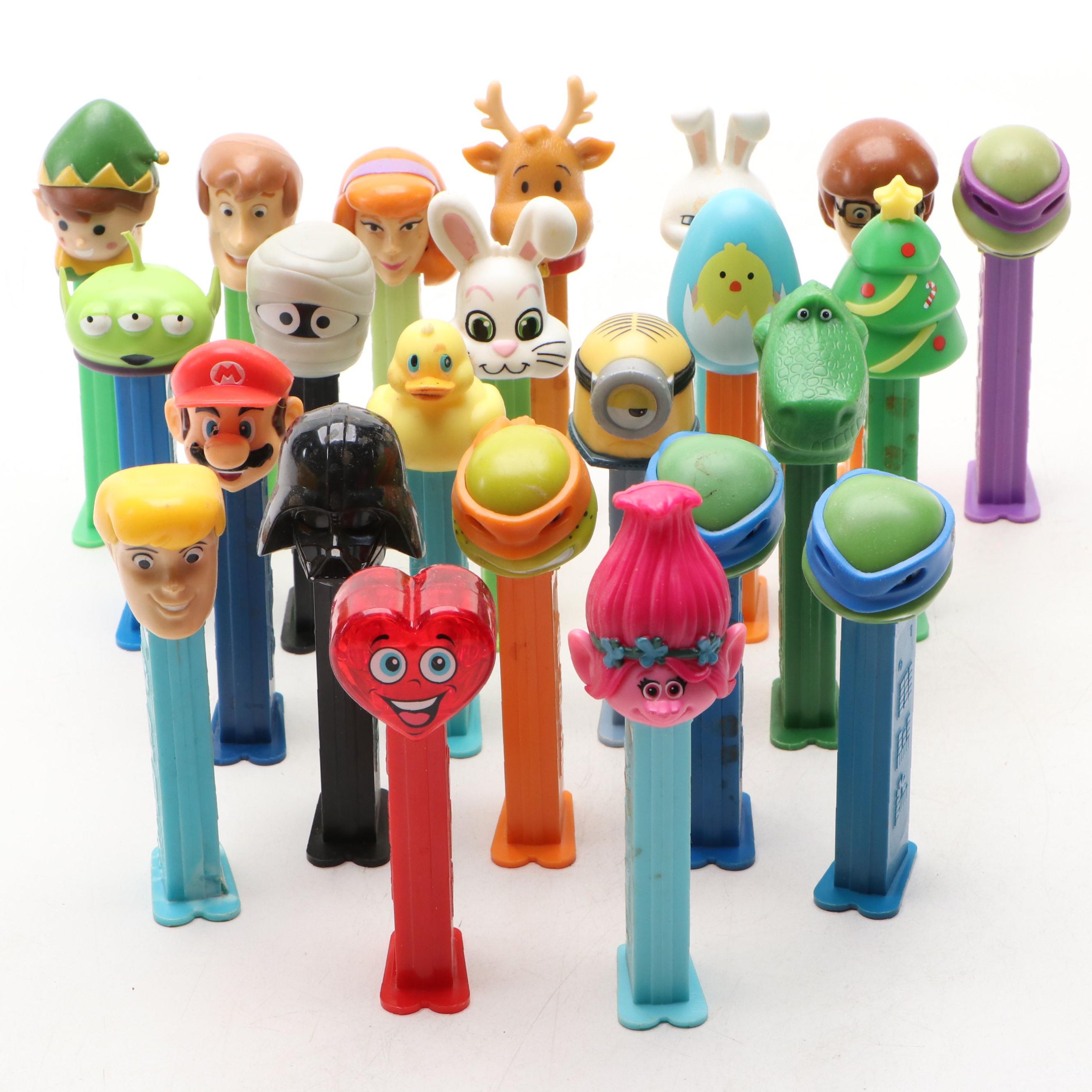 PEZ Candy Dispensers Including Teenage Mutant Ninja Turtles and More