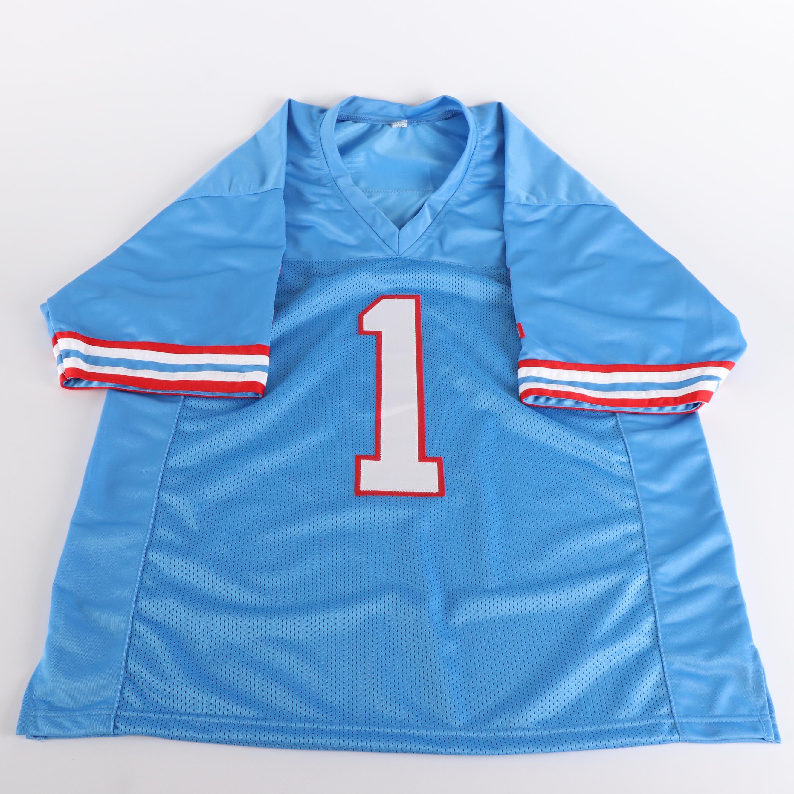 Warren Moon Signed “HOF 06” Houston Oilers Football Jersey, Beckett