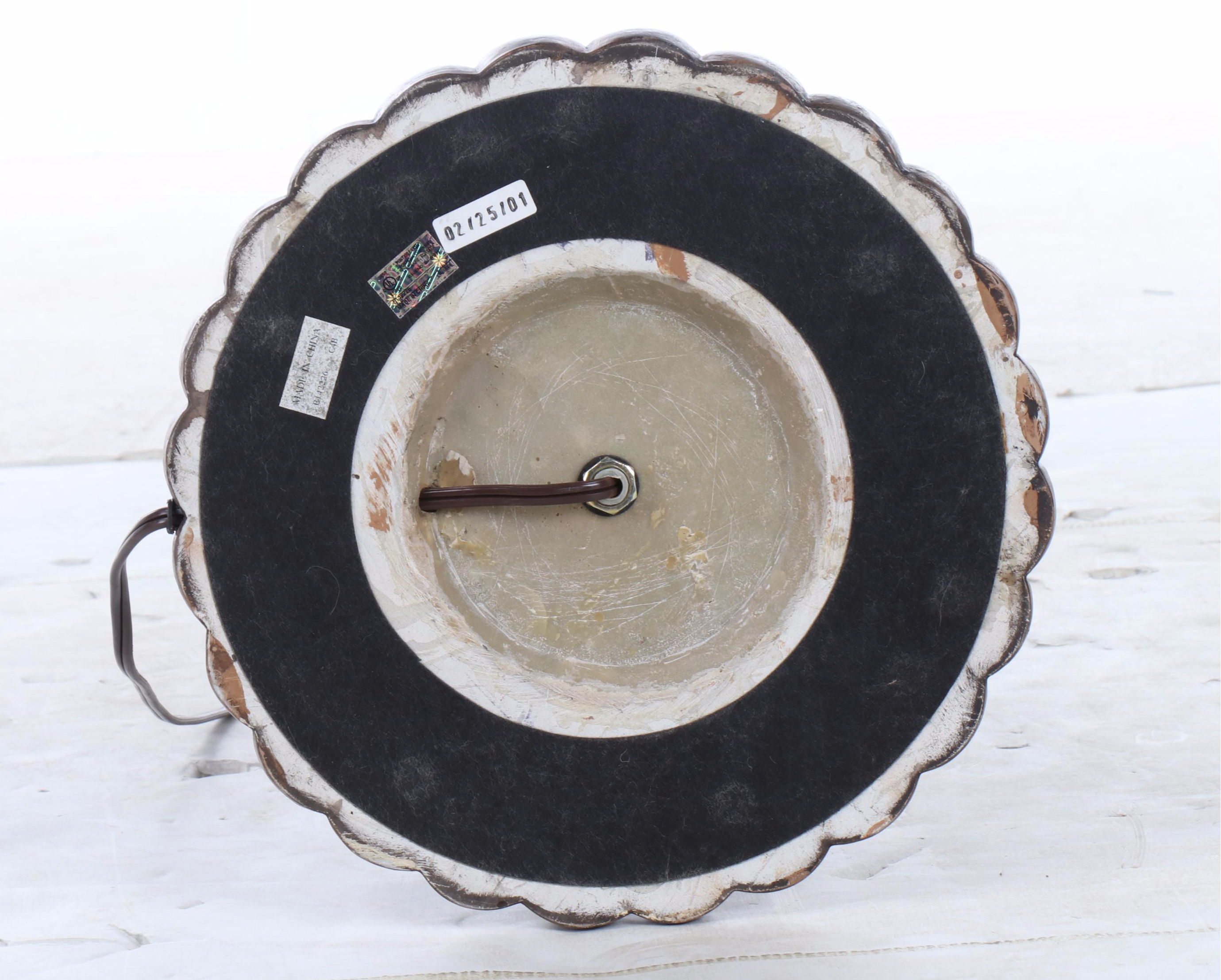 Kichler Lighting Bronzed Metal Floor Lamp with Slag Glass Shade, 2001