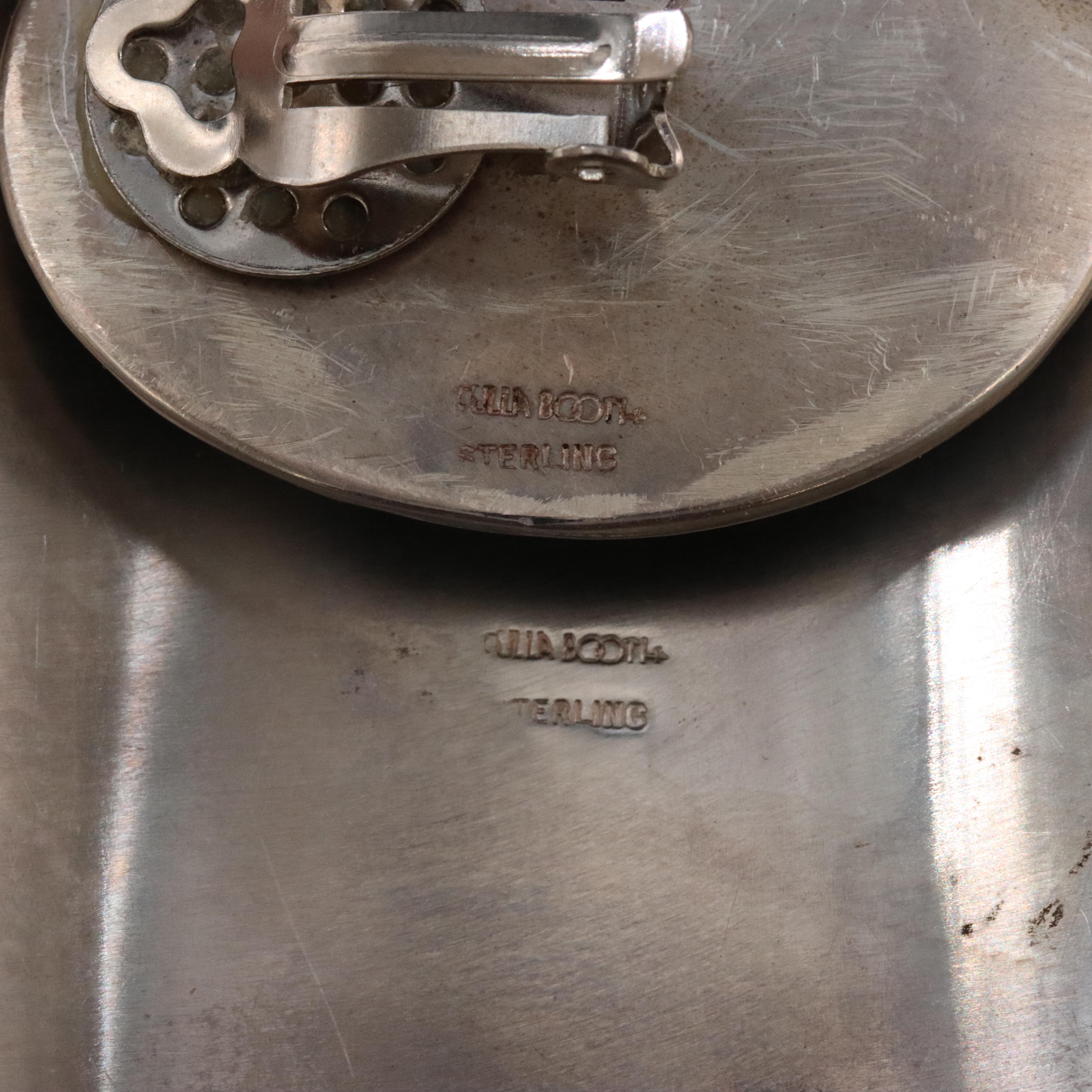 Tulla Booth Sterling Chalcedony Bracelet and Earrings