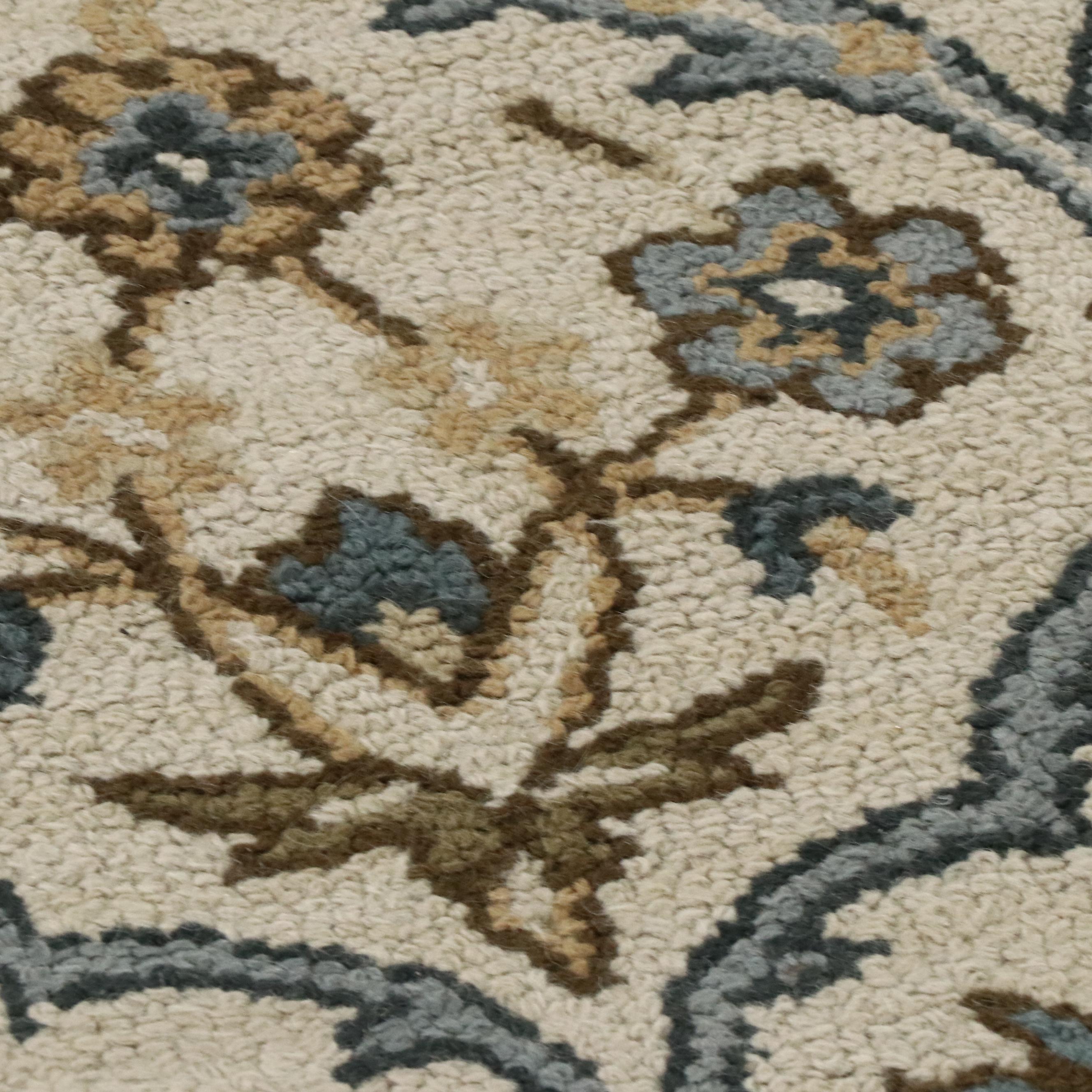 8'11 x 11'11 Hand-Tufted Ballard Designs "Brittany" Trelliswork Area Rug