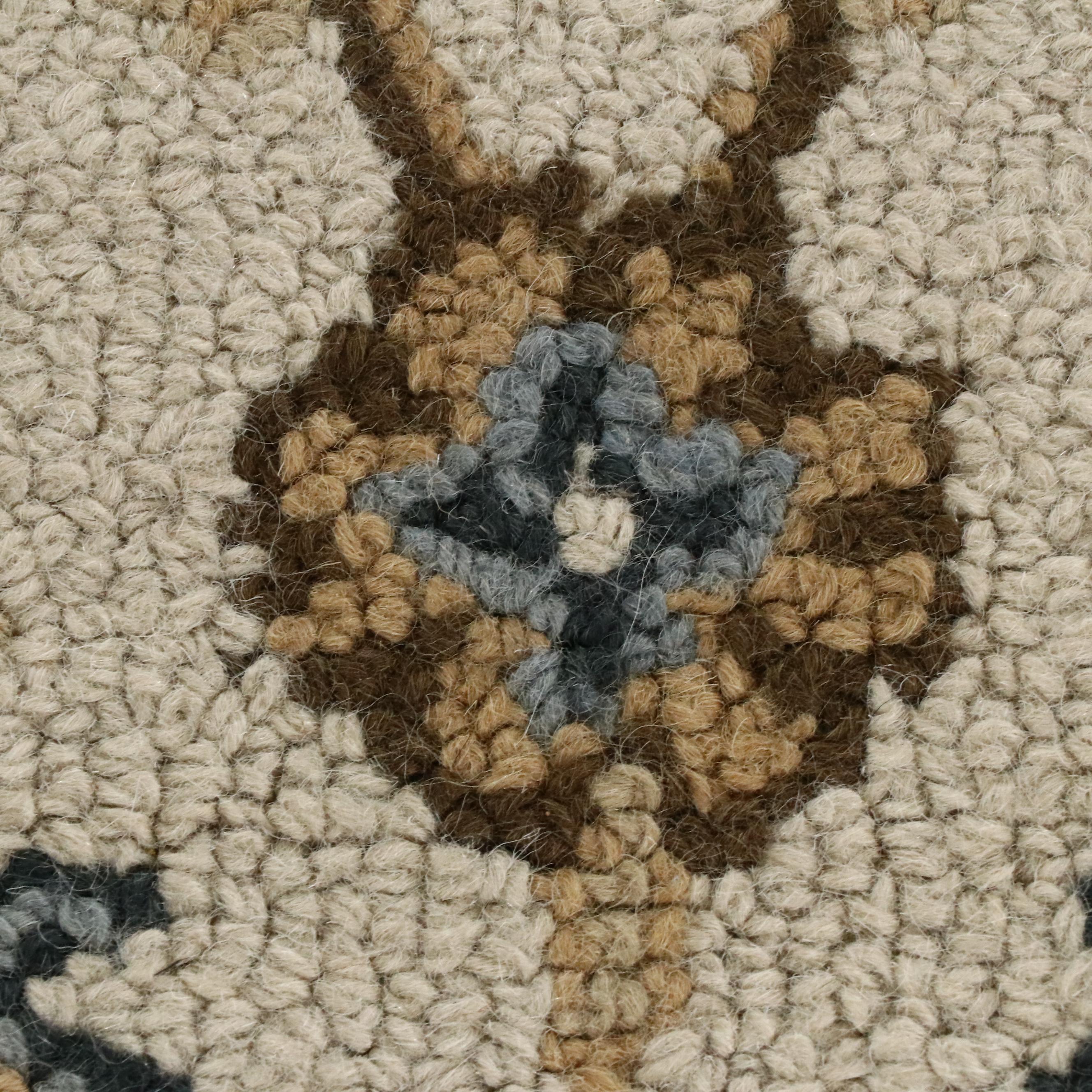 8'11 x 11'11 Hand-Tufted Ballard Designs "Brittany" Trelliswork Area Rug