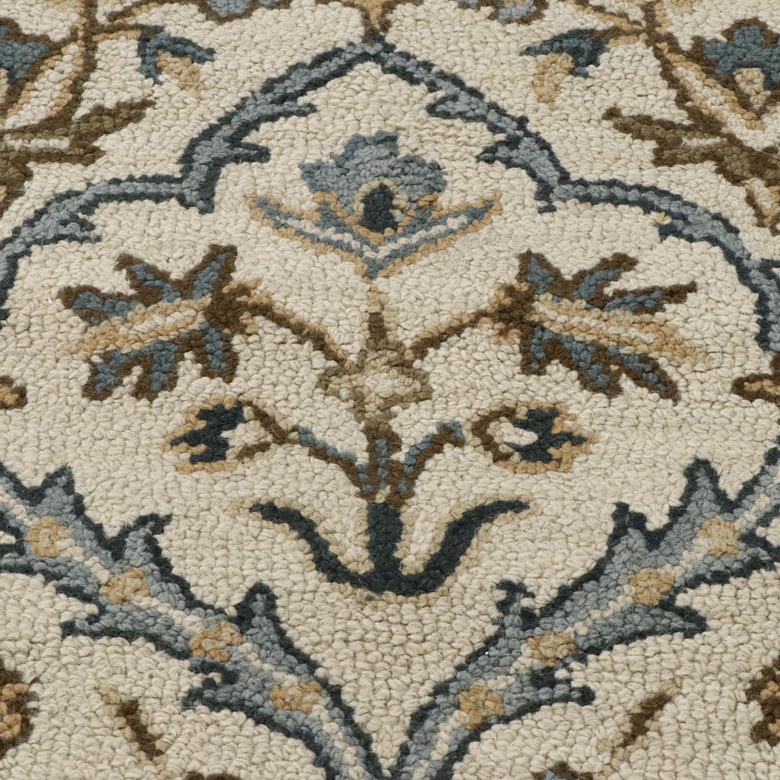 8'11 x 11'11 Hand-Tufted Ballard Designs "Brittany" Trelliswork Area Rug