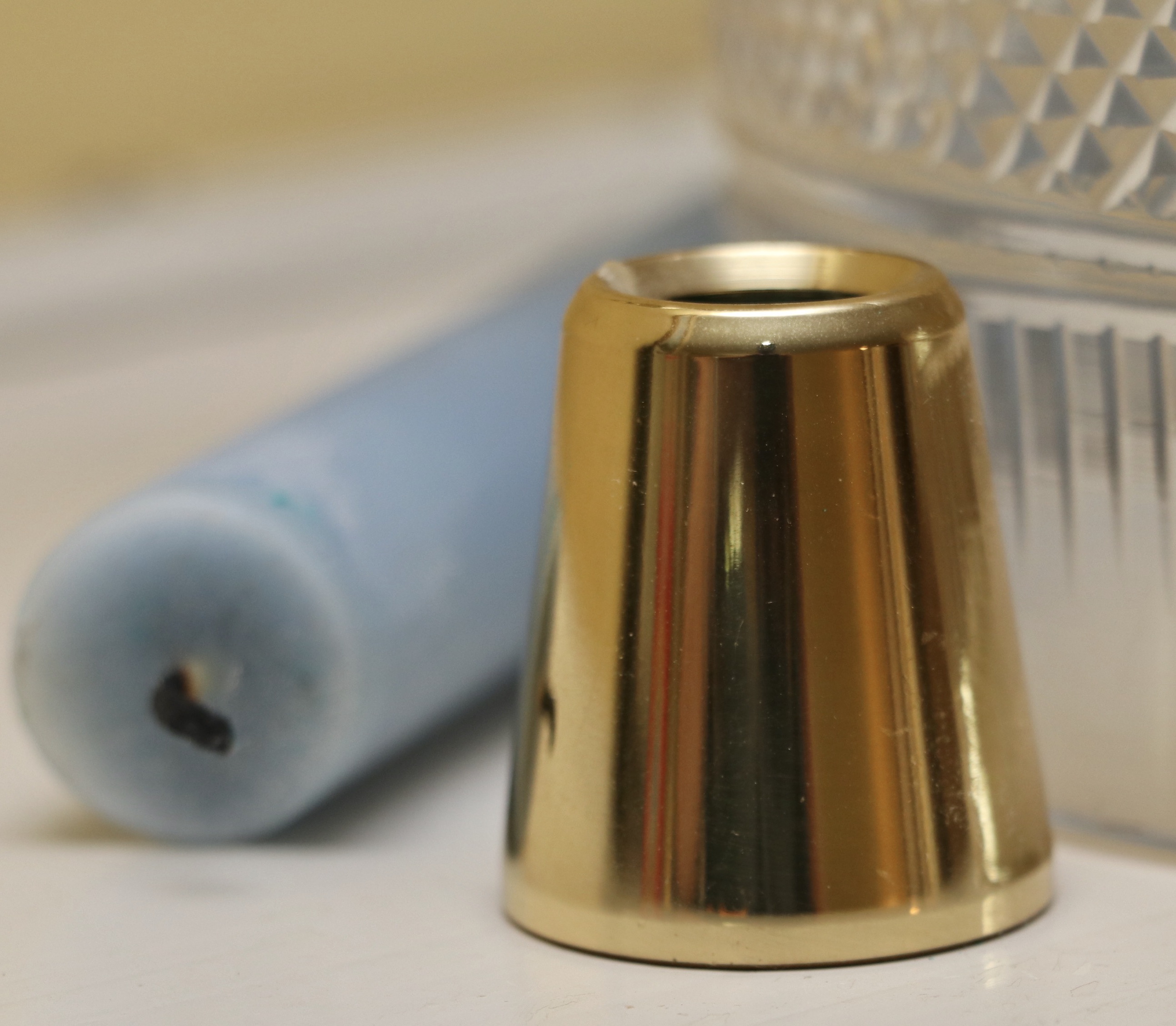 Dutch Baroque Style Brass Wall Sconces with Etched Glass Hurricanes