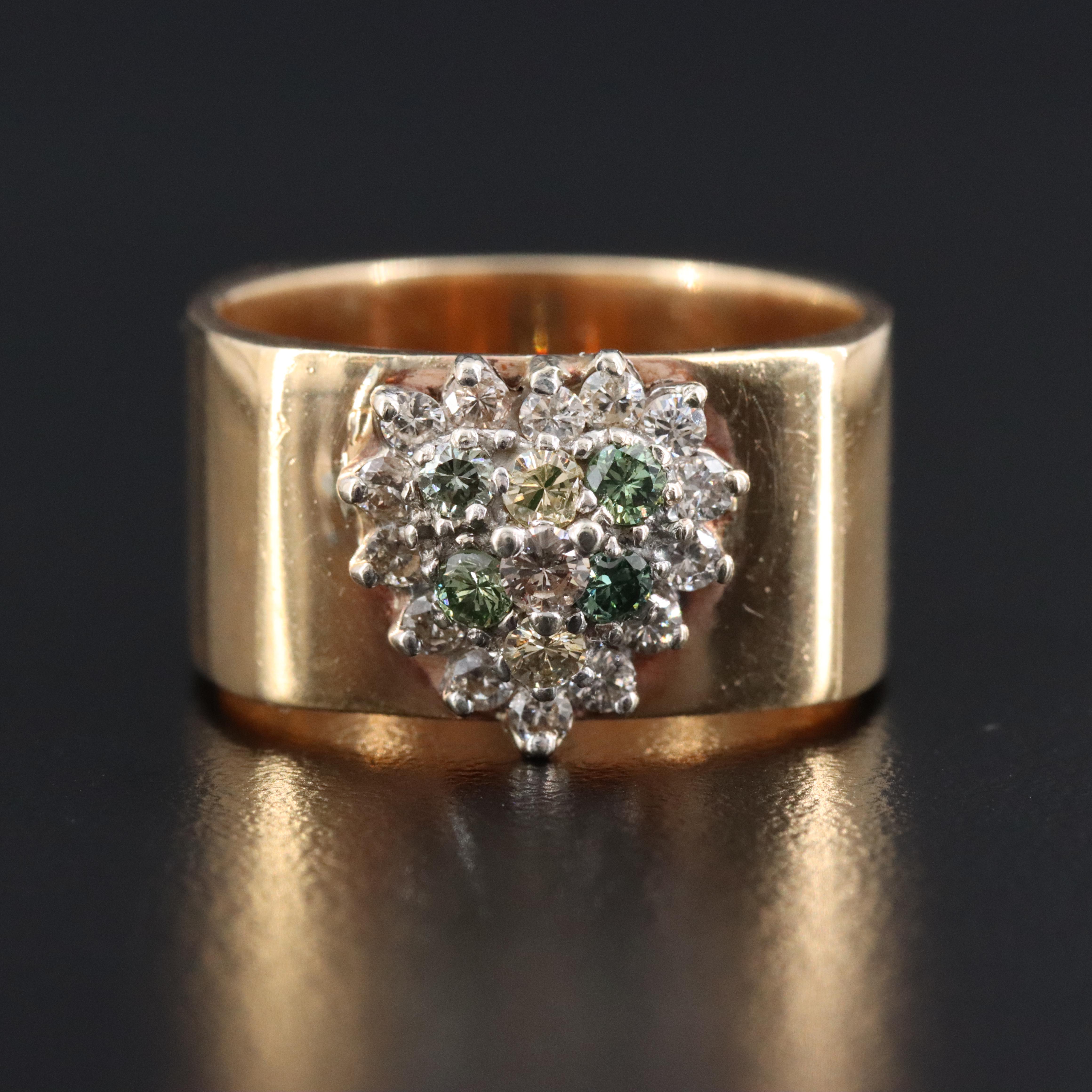 14K 0.58 CTW Diamond Ring