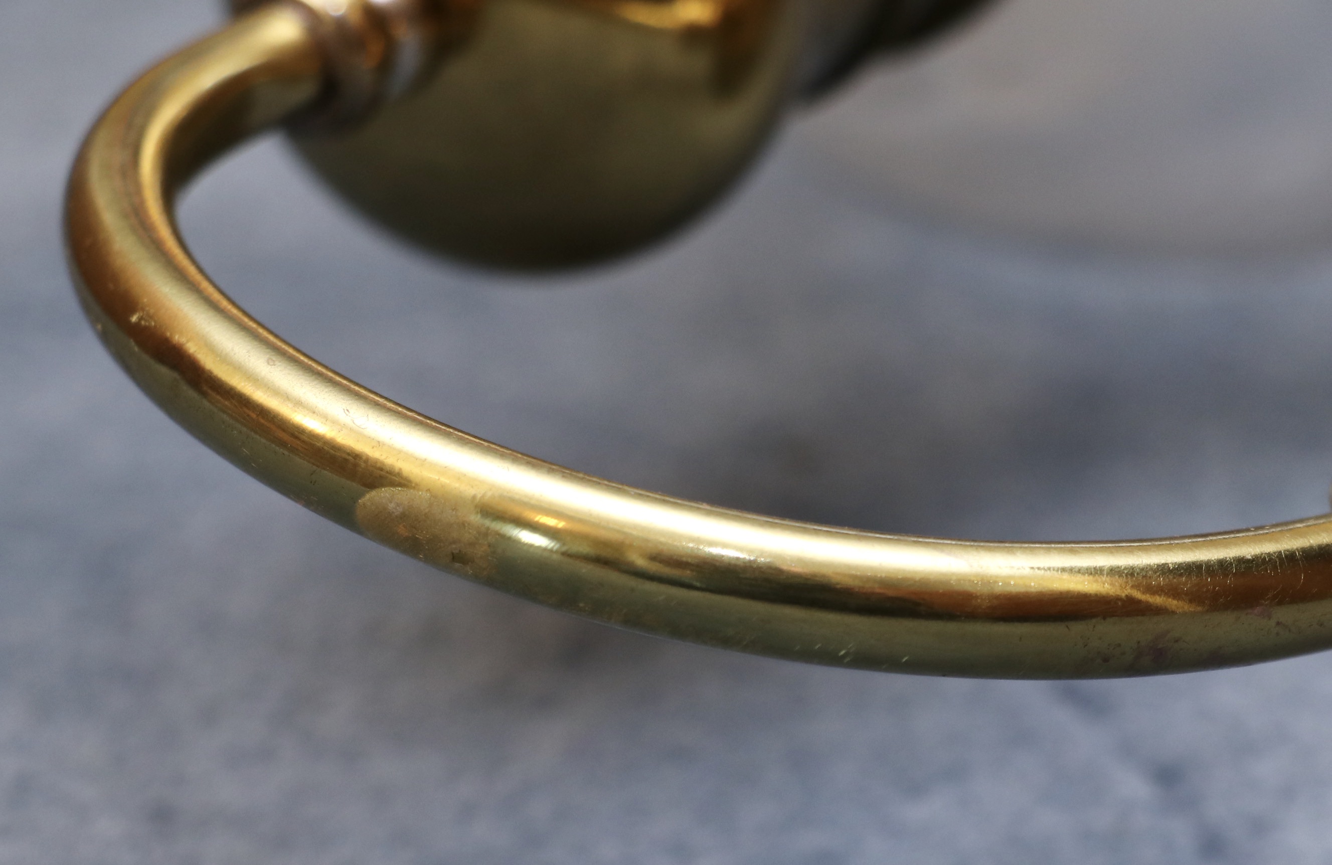 Dutch Baroque Style Brass Wall Sconces with Etched Glass Hurricanes