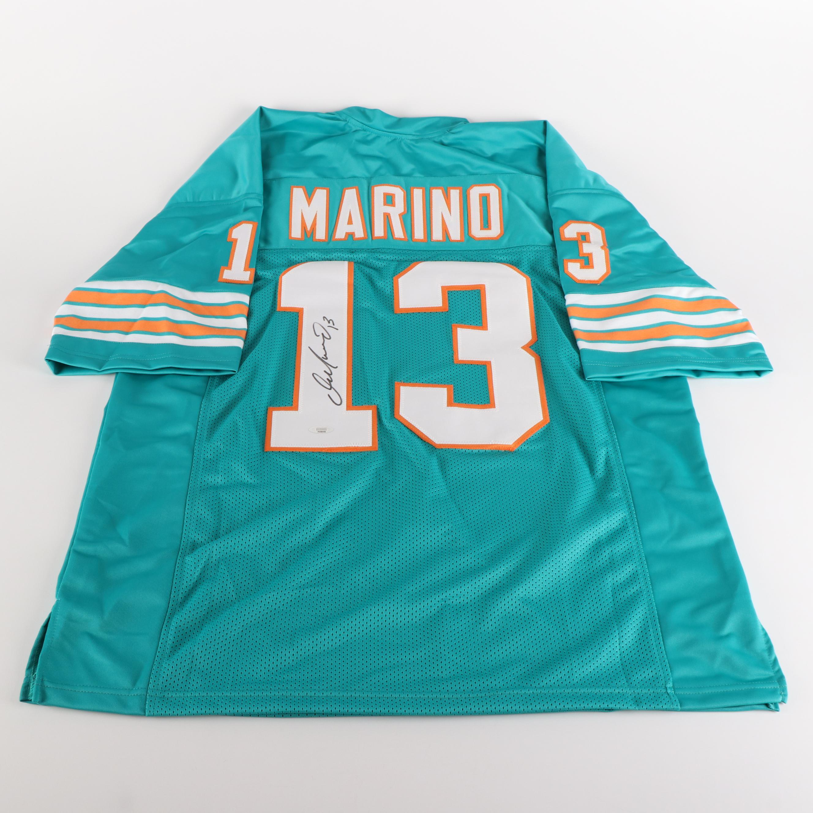 Dan Marino Signed Miami Dolphins Football Jersey, Tri-Star