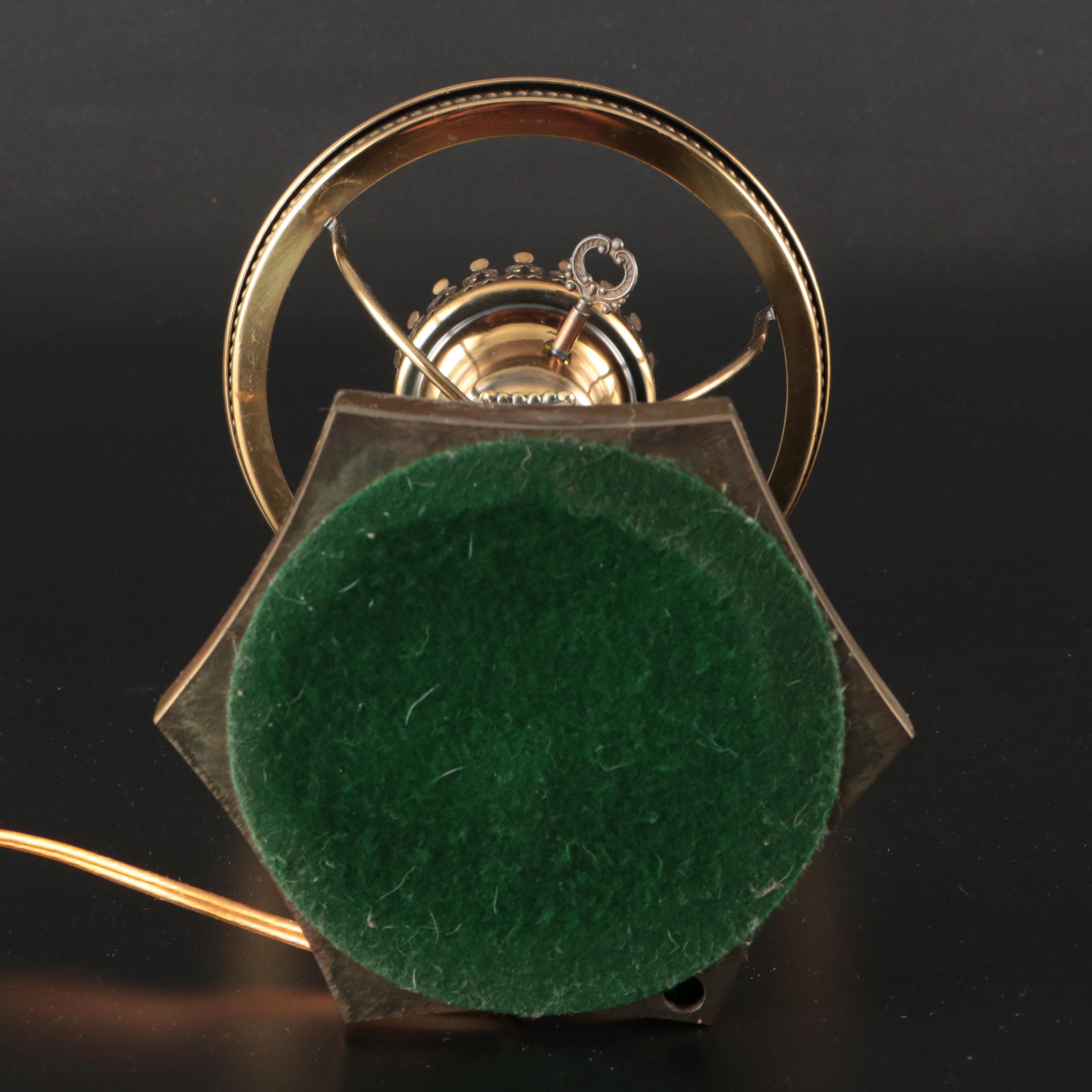 Fenton Crest Trellis Vase and Victorian Parlor Style Lamp with Fenton Shade