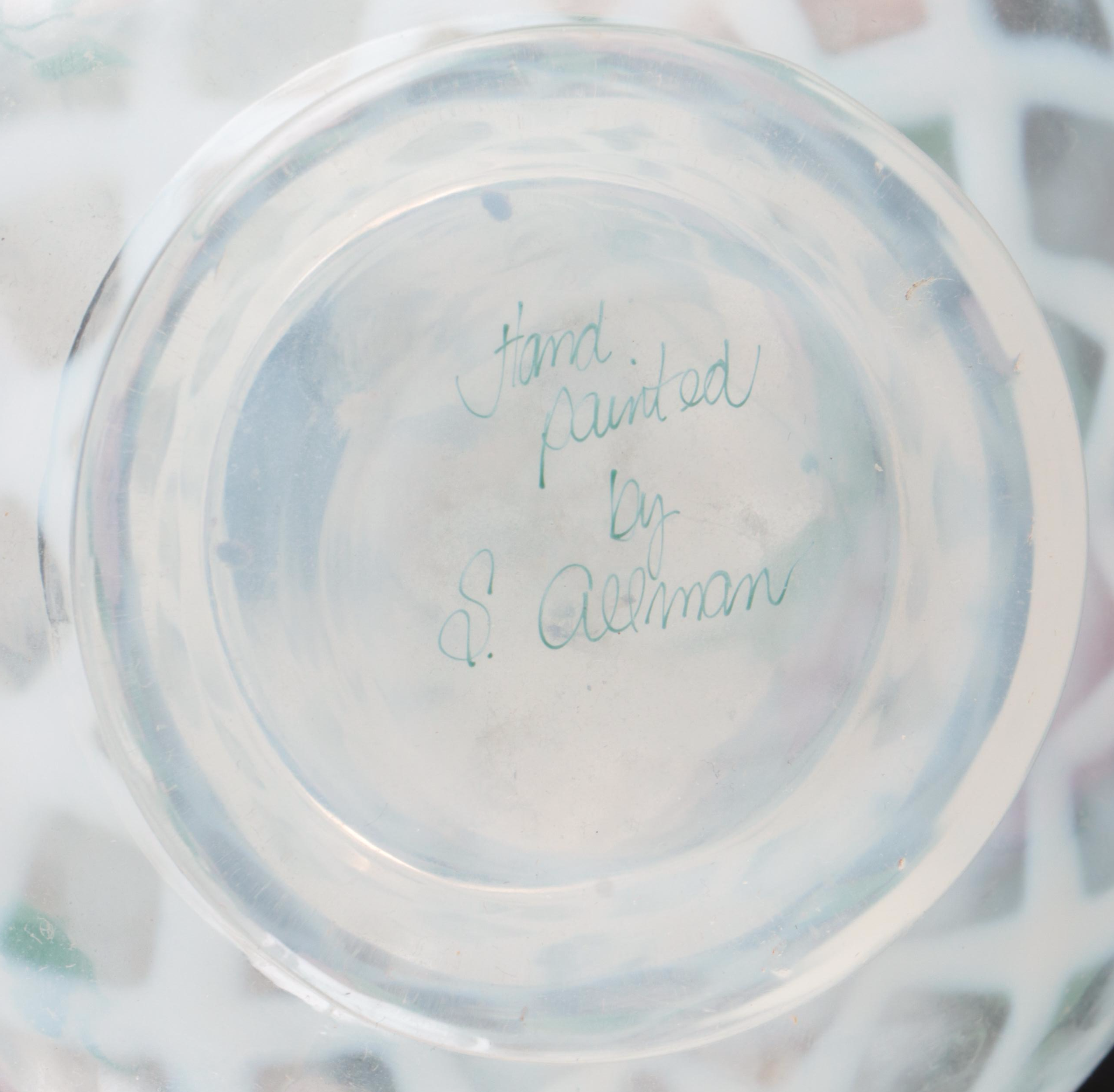 Fenton Crest Trellis Vase and Victorian Parlor Style Lamp with Fenton Shade