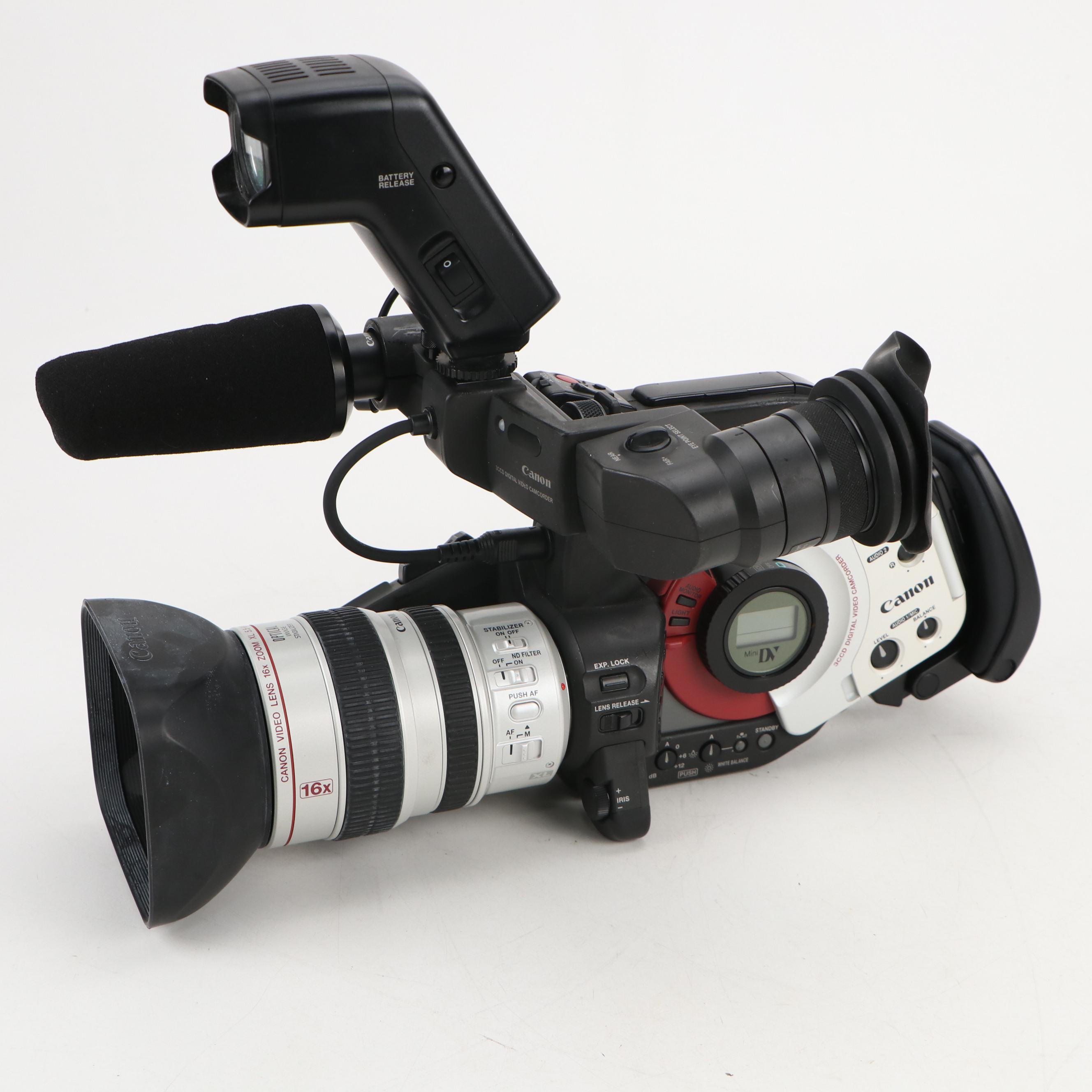 Canon 3CCD Digital Video Camcorder with Accessories