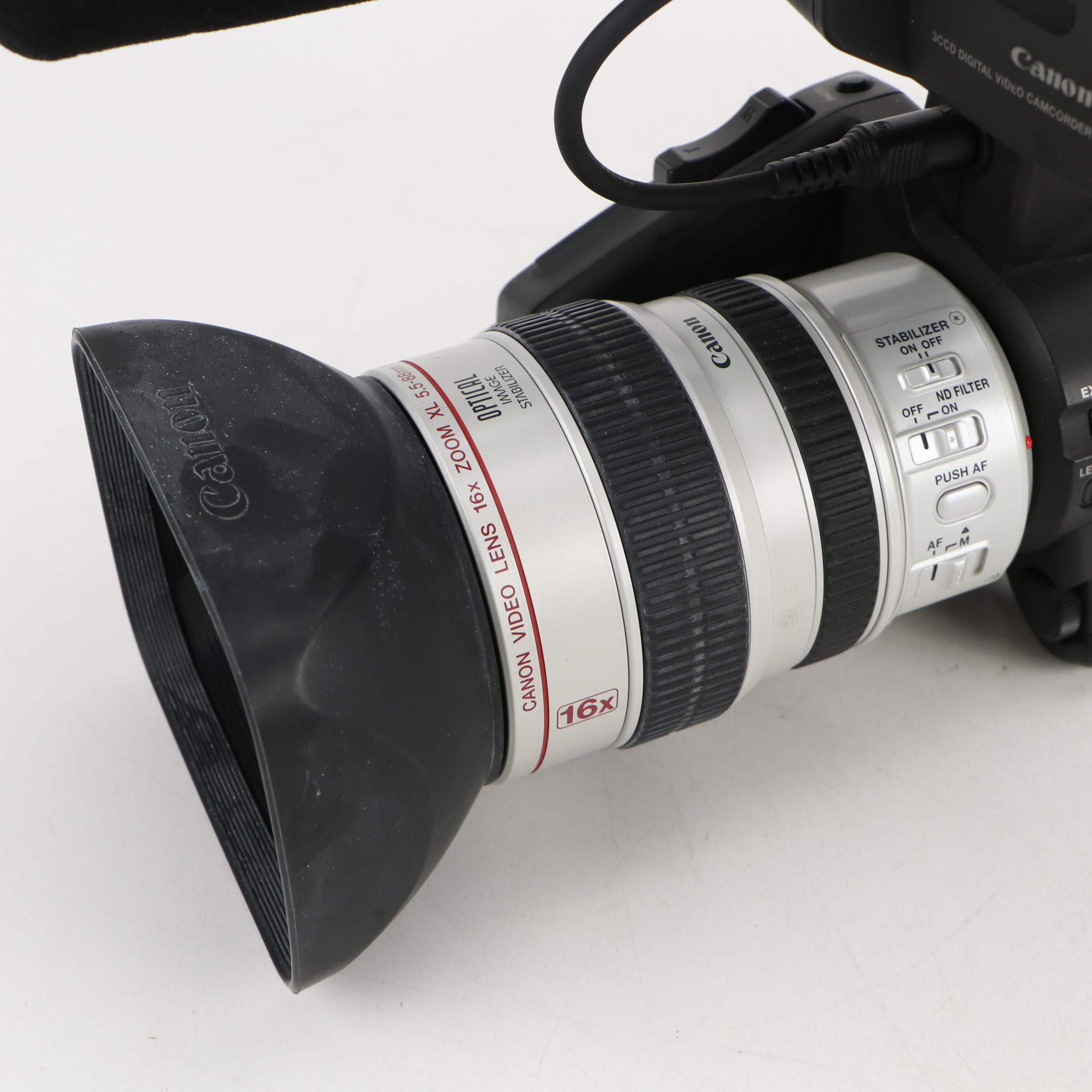 Canon 3CCD Digital Video Camcorder with Accessories