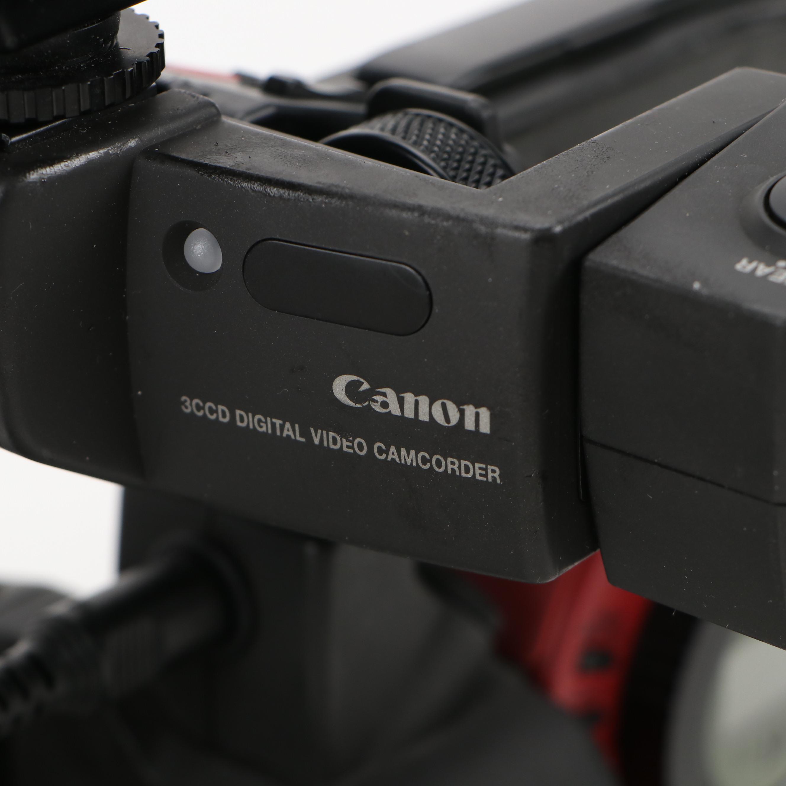 Canon 3CCD Digital Video Camcorder with Accessories