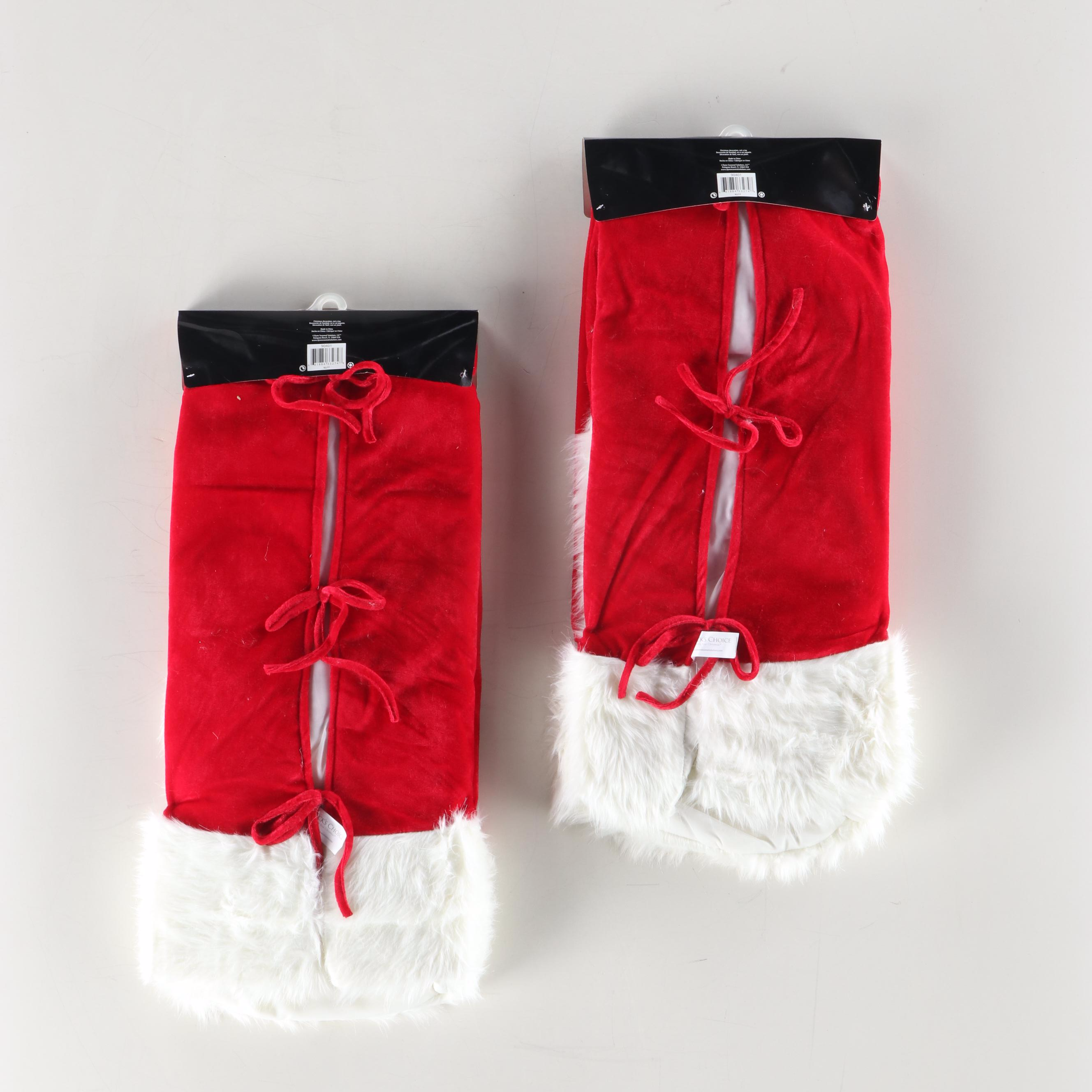 St. Nick's Choice Red Christmas Tree Skirts