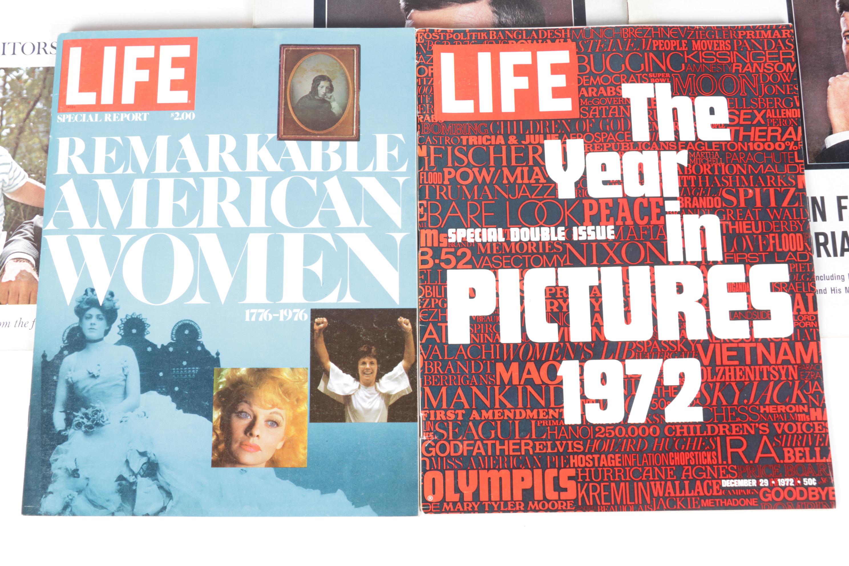 LIFE & LOOK Magazines Featuring Apollo Missions, the Kennedy's & More