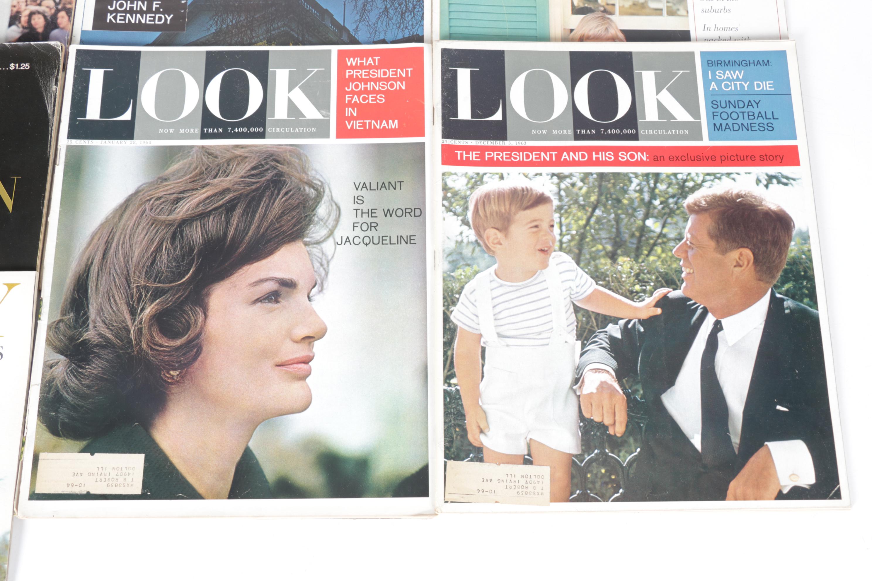 LIFE & LOOK Magazines Featuring Apollo Missions, the Kennedy's & More