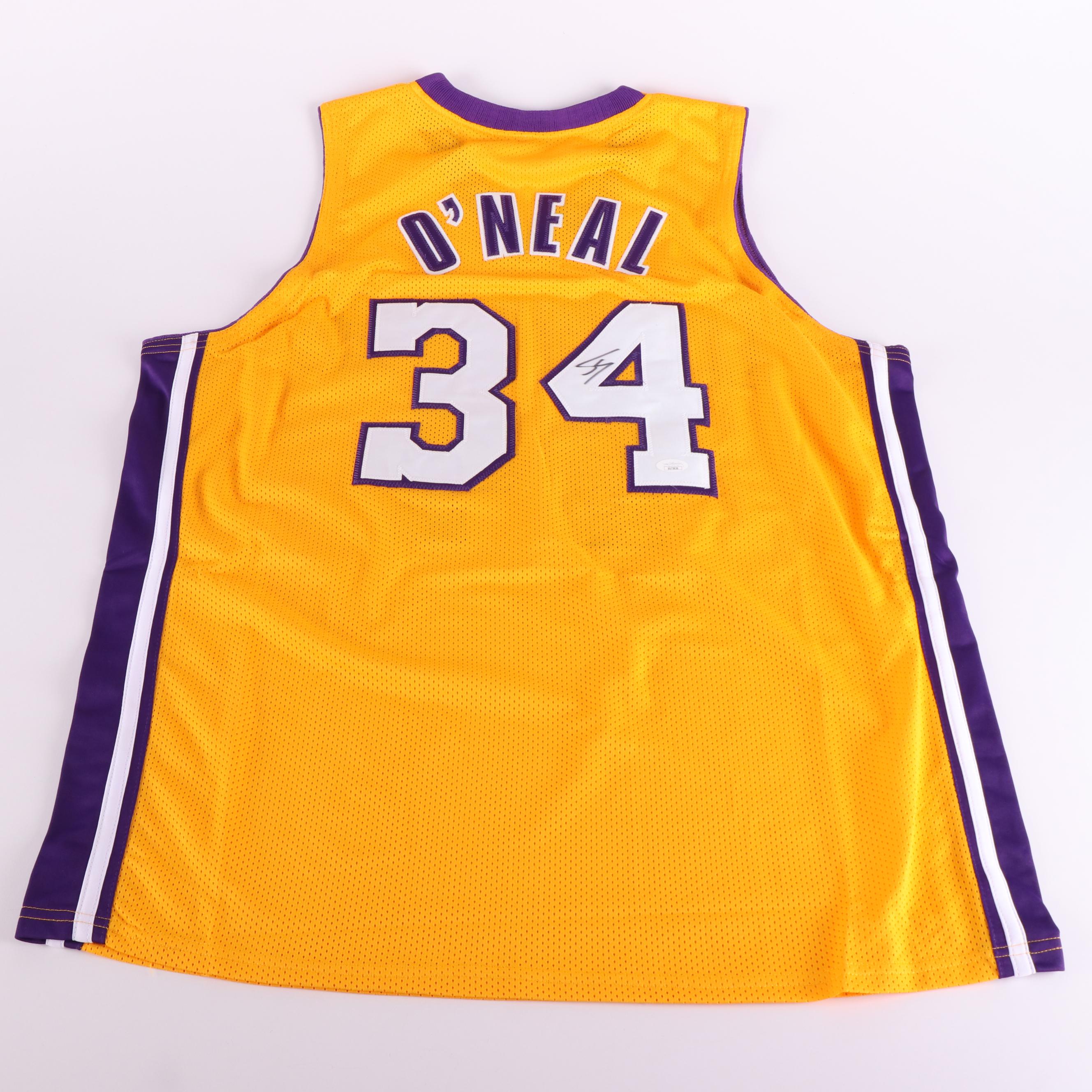 Shaquille O’Neal Signed Los Angeles Lakers Basketball Jersey, JSA