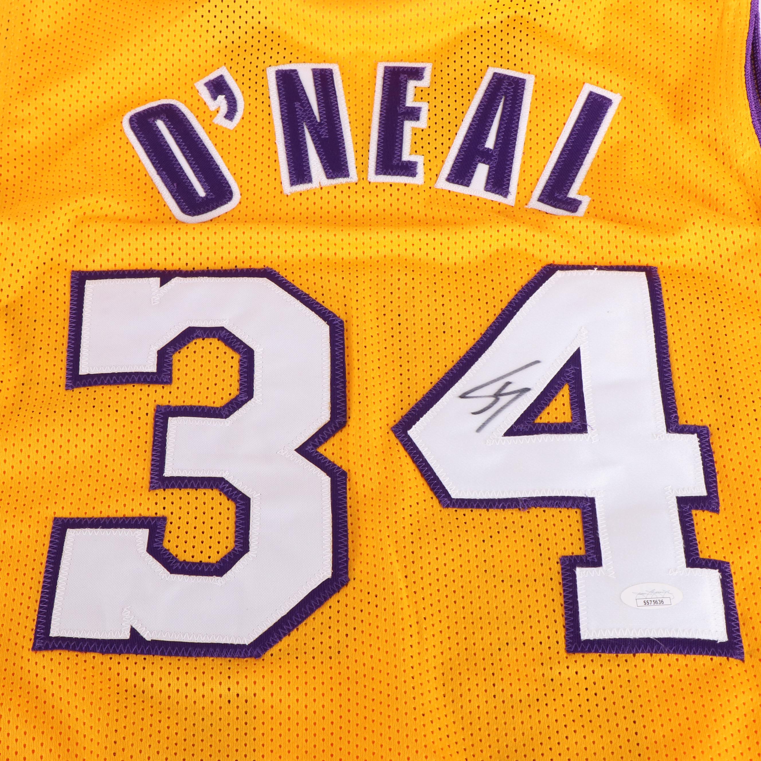 Shaquille O’Neal Signed Los Angeles Lakers Basketball Jersey, JSA