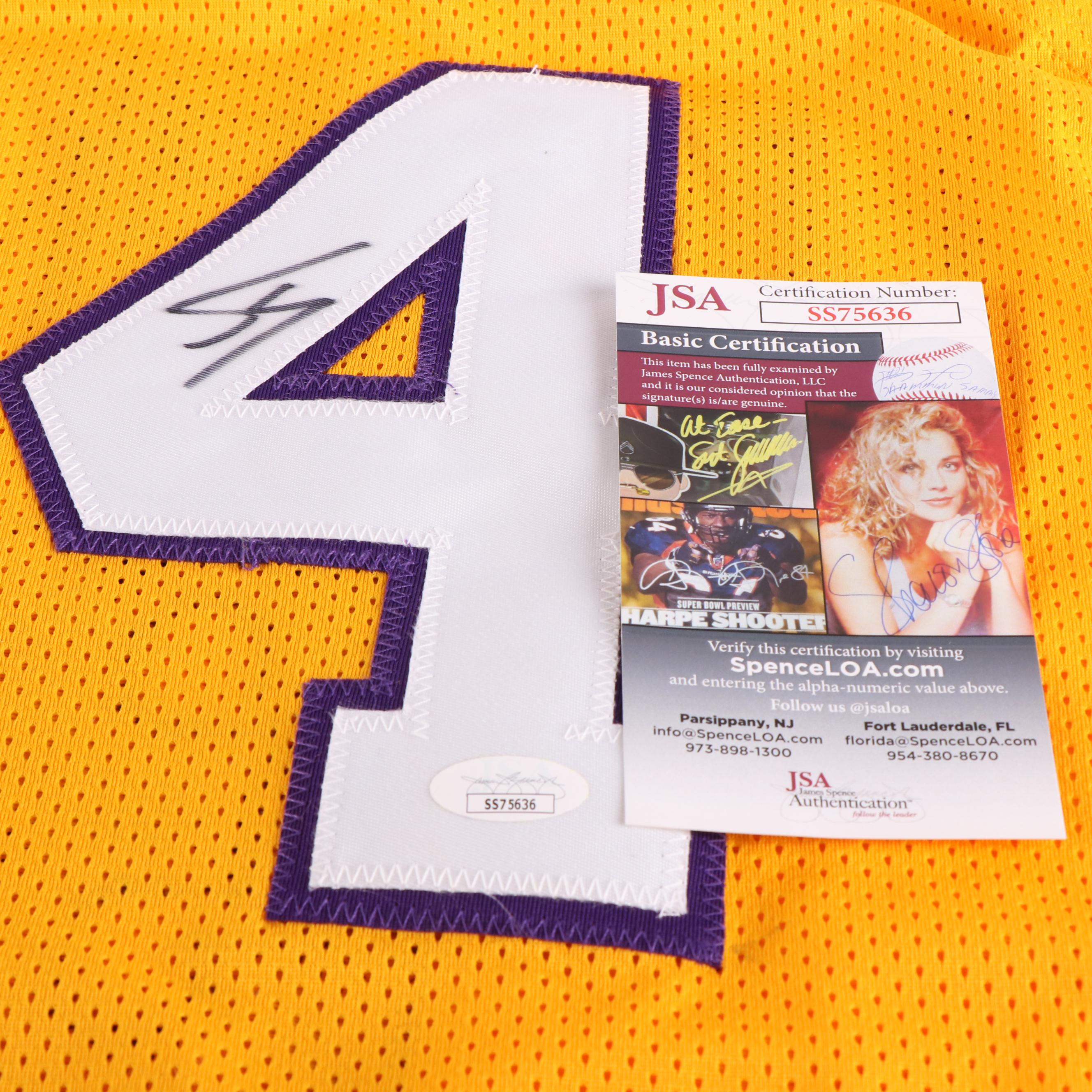 Shaquille O’Neal Signed Los Angeles Lakers Basketball Jersey, JSA