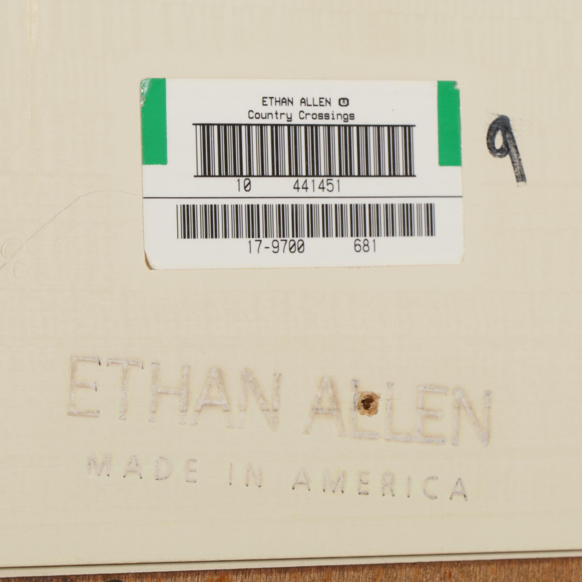 Ethan Allen "Country Crossings" Painted Entertainment Armoire