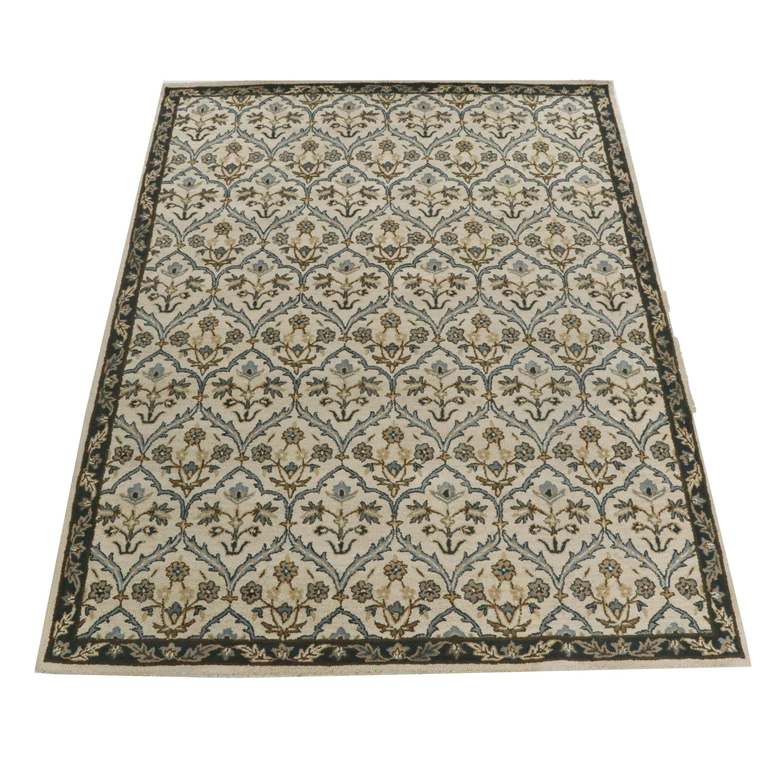 8'11 x 11'11 Hand-Tufted Ballard Designs "Brittany" Trelliswork Area Rug