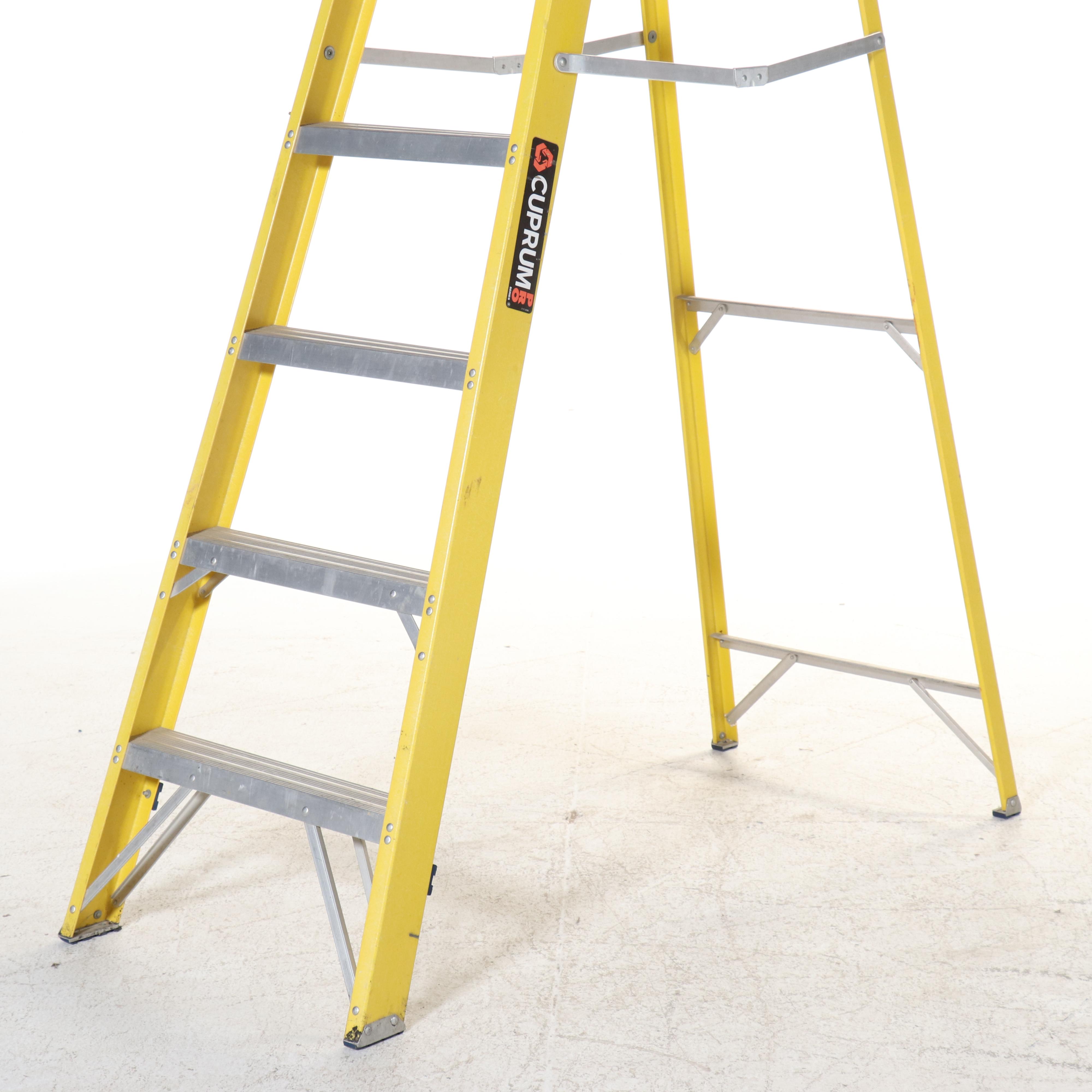 Cuprum Pro Series 8' Fiberglass Step Ladder