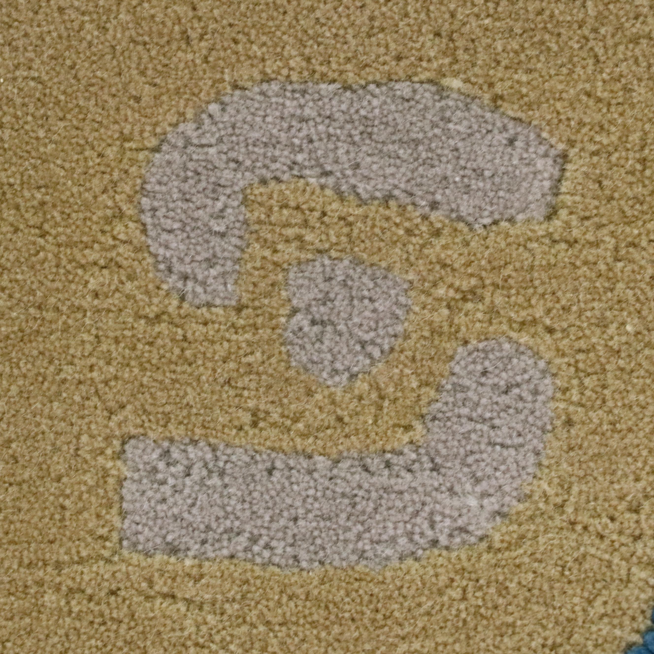 9' x 9' Round Hand-Tufted Thailand Della Robia "Grotto" Contemporary Area Rug