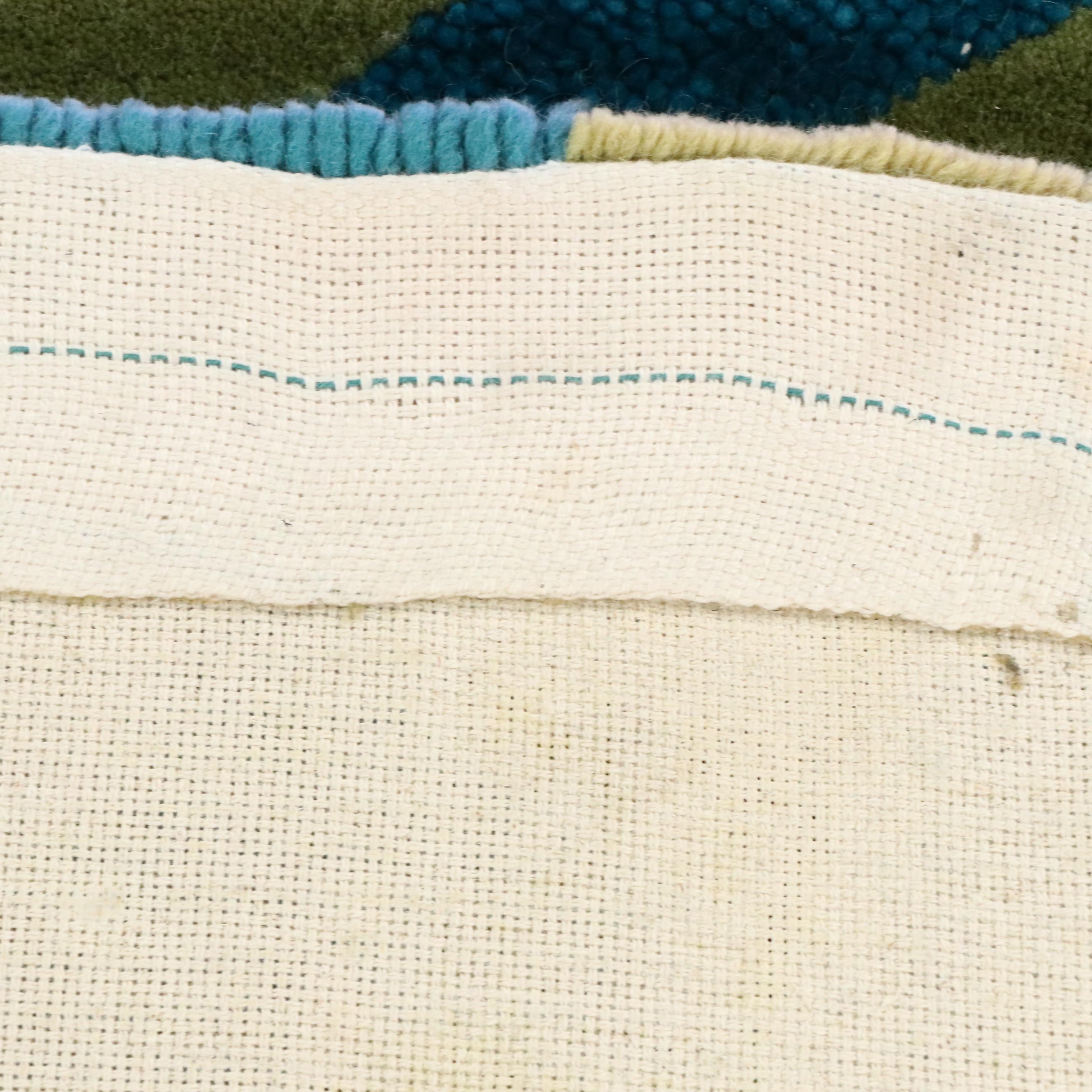 9' x 9' Round Hand-Tufted Thailand Della Robia "Grotto" Contemporary Area Rug