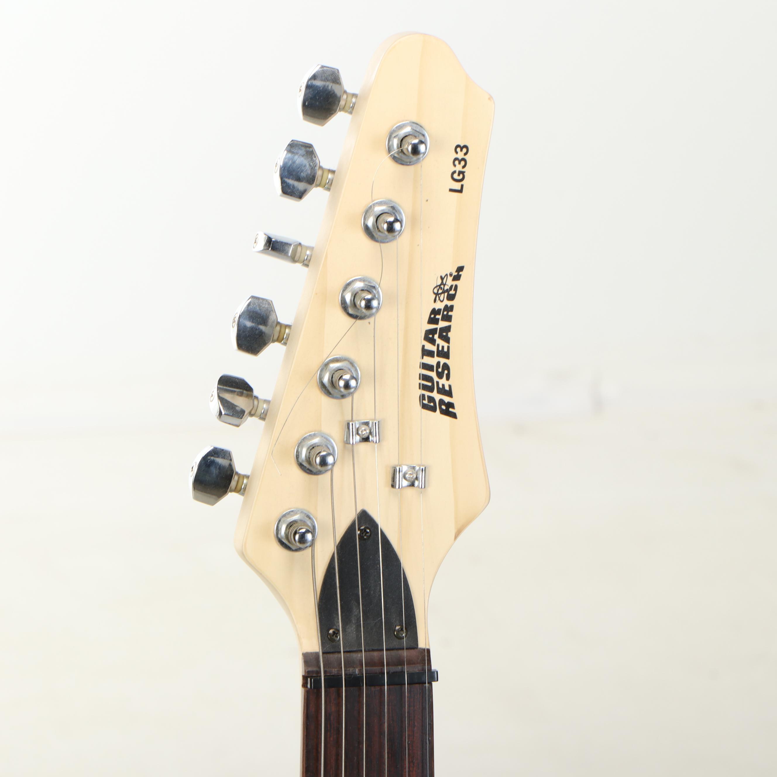 Guitar Research Metallic Red Electric Guitar  with Marshall MG Series Amplifier