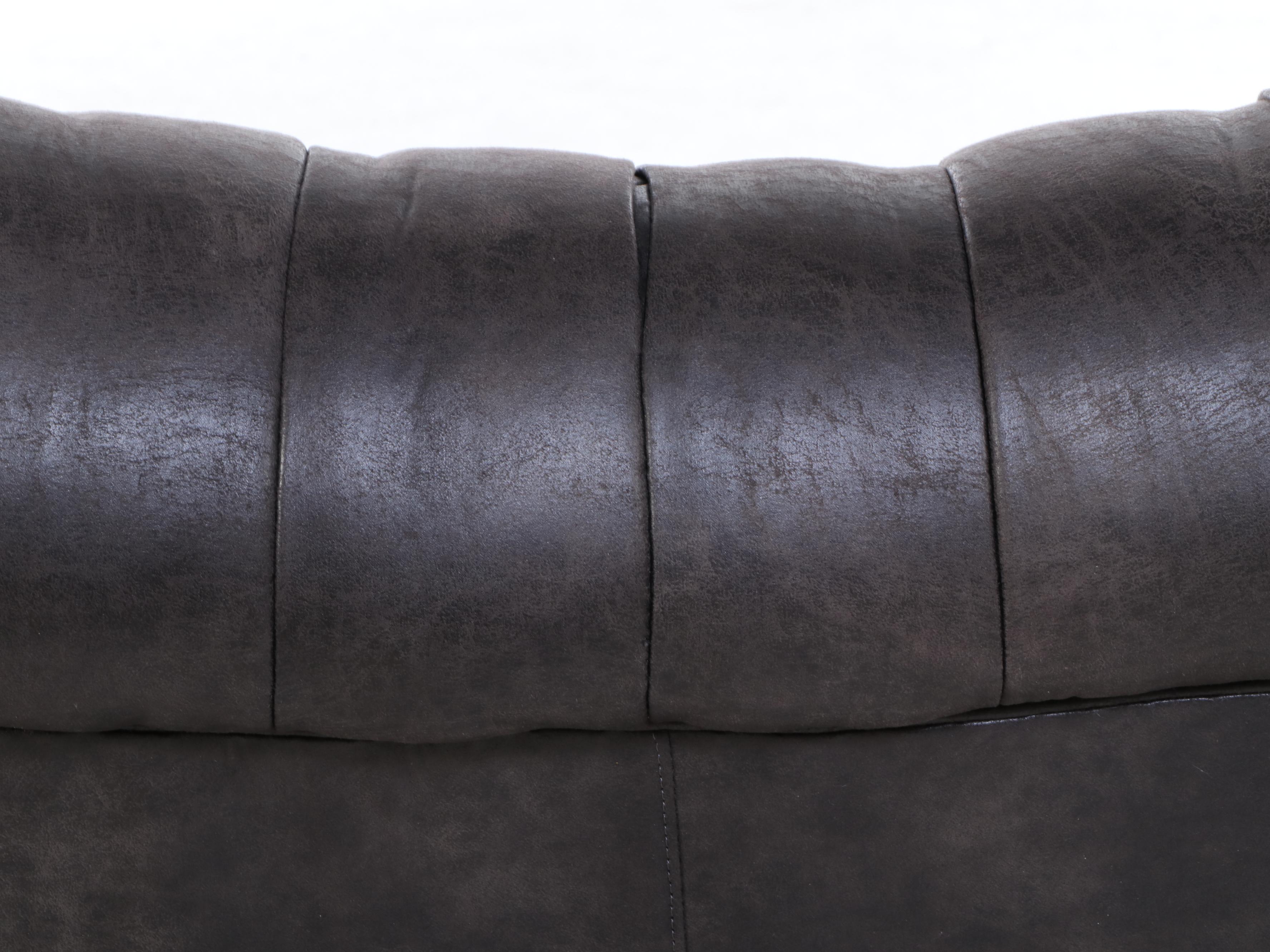 Arhaus Club Tufted Leather Sofa