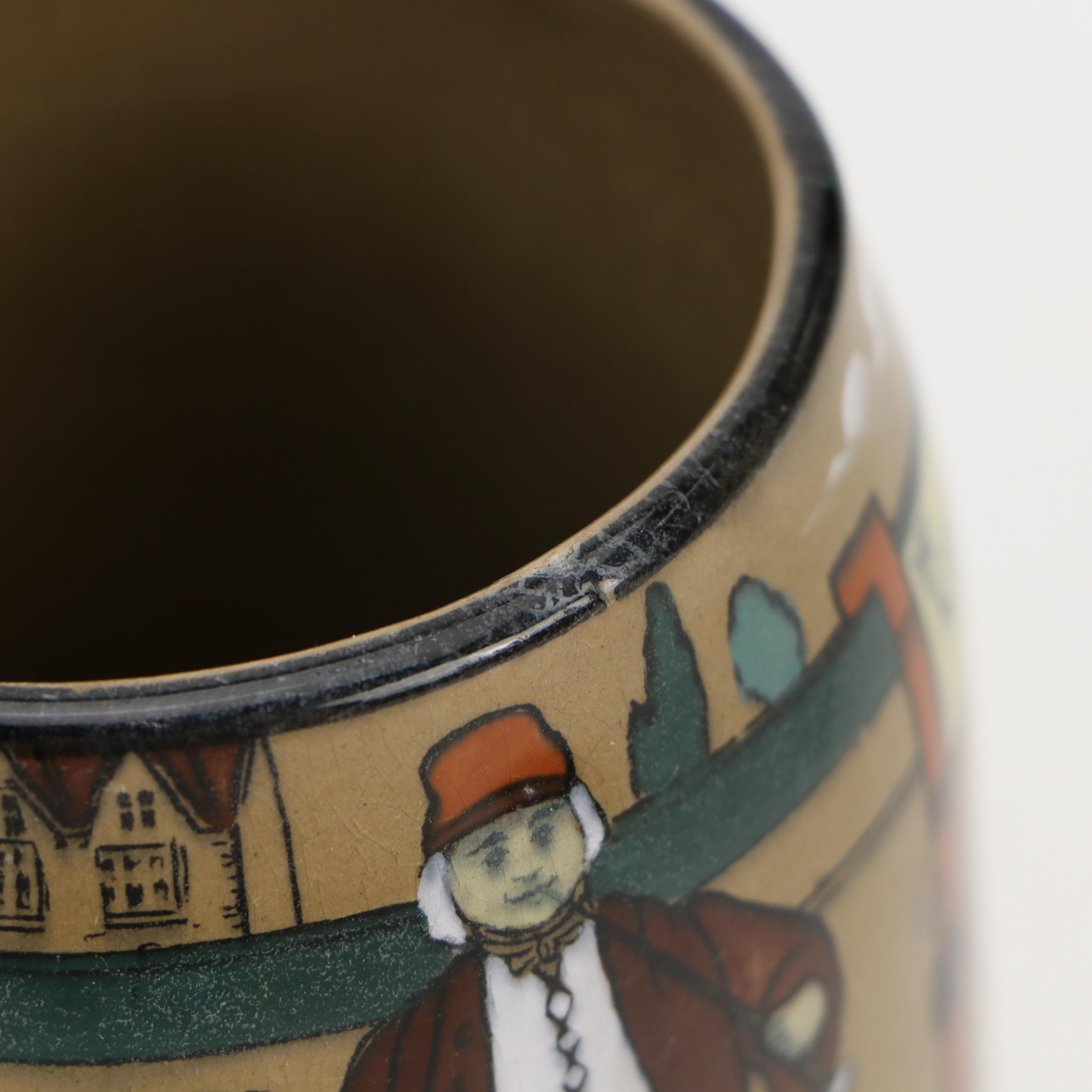 Buffalo Pottery Deldare Ware "The Fallowfield Hunt" Pitcher and Other Tableware