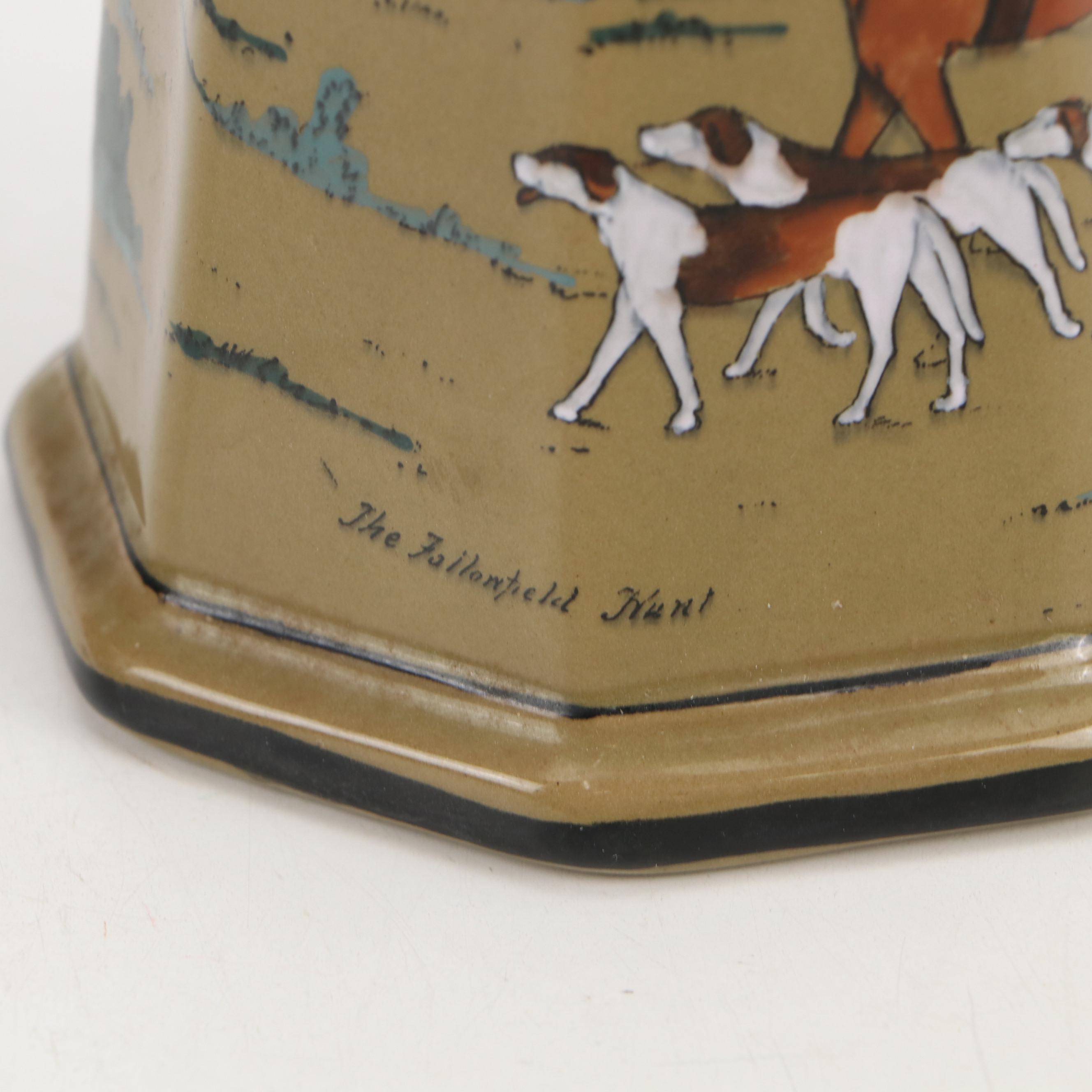 Buffalo Pottery Deldare Ware "The Fallowfield Hunt" Pitcher and Other Tableware