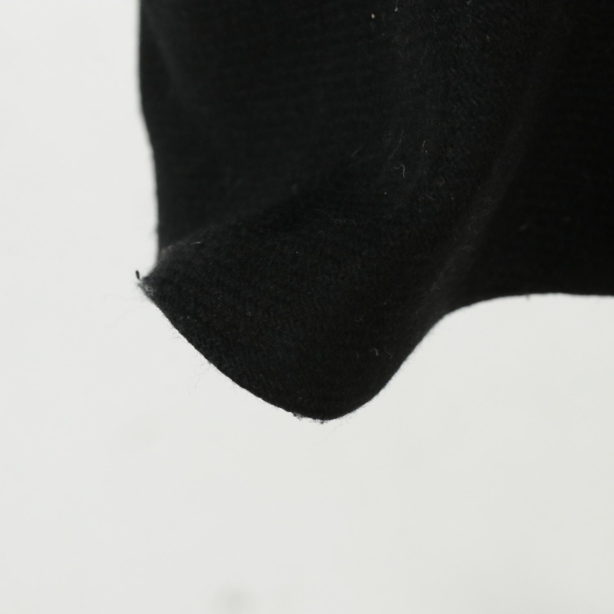 Moncler Puffer Peplum Jacket in Black Quilted Nylon