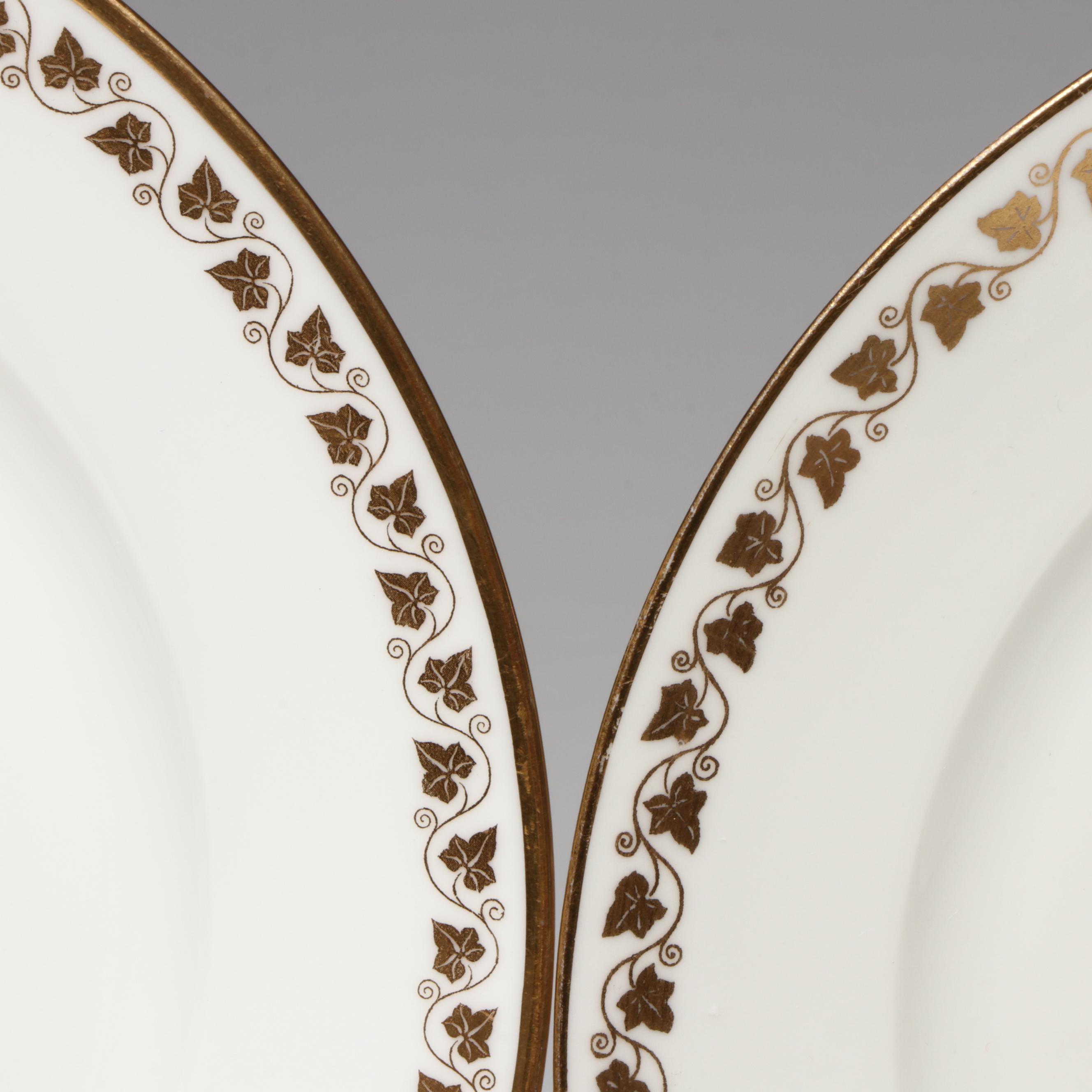 Sèvres Porcelain Louis Philippe and Napoleon III Royal Cypher Plates