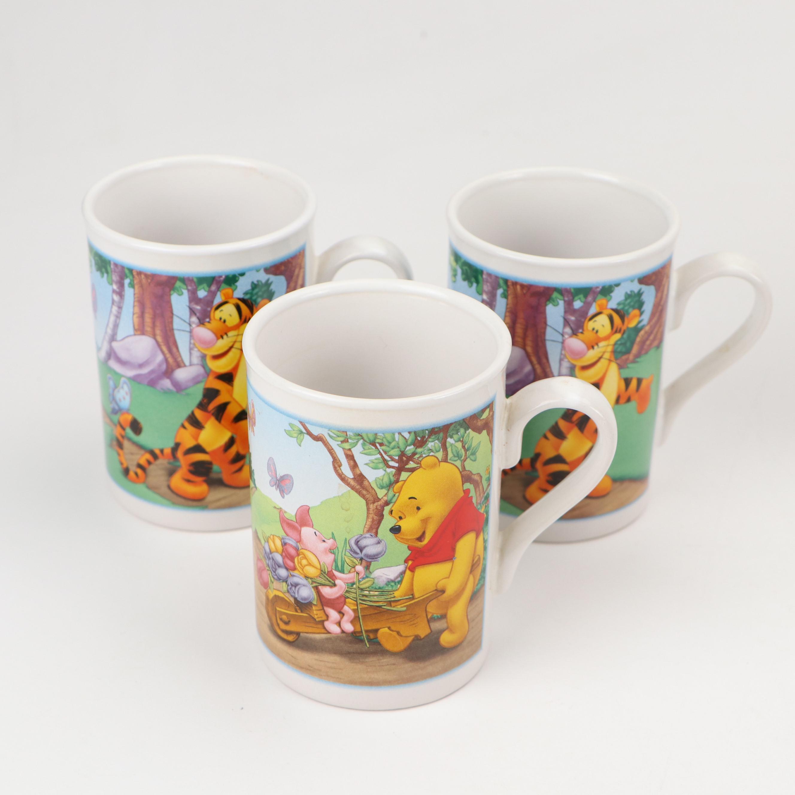 Disney "Mickey Mouse Disco" and "Dumbo" Vinyl Records, Figurines and Mugs