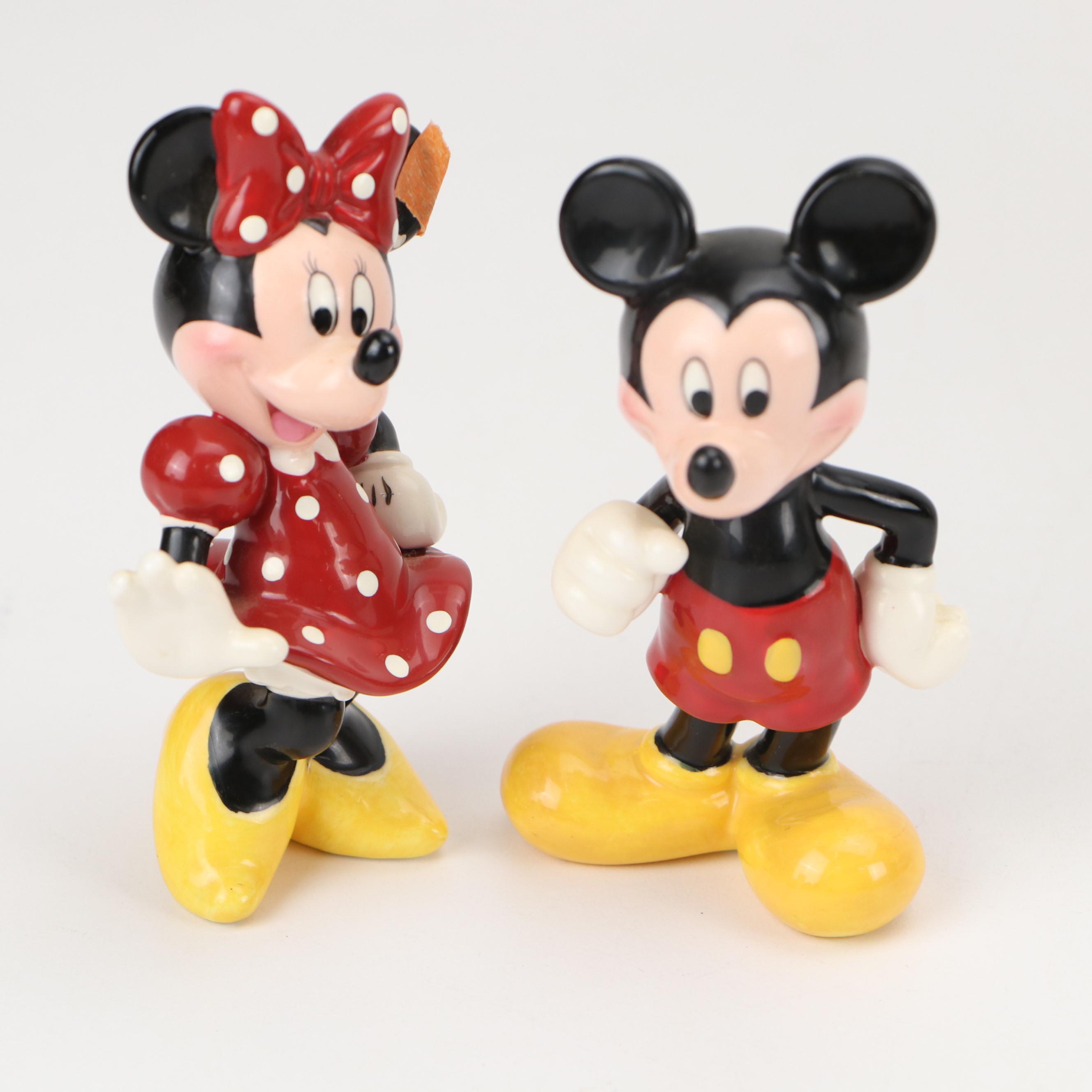 Disney "Mickey Mouse Disco" and "Dumbo" Vinyl Records, Figurines and Mugs