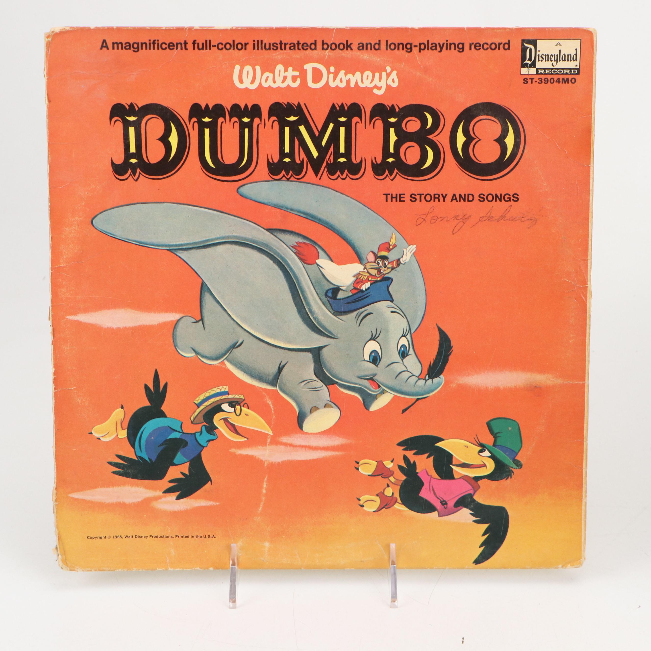 Disney "Mickey Mouse Disco" and "Dumbo" Vinyl Records, Figurines and Mugs
