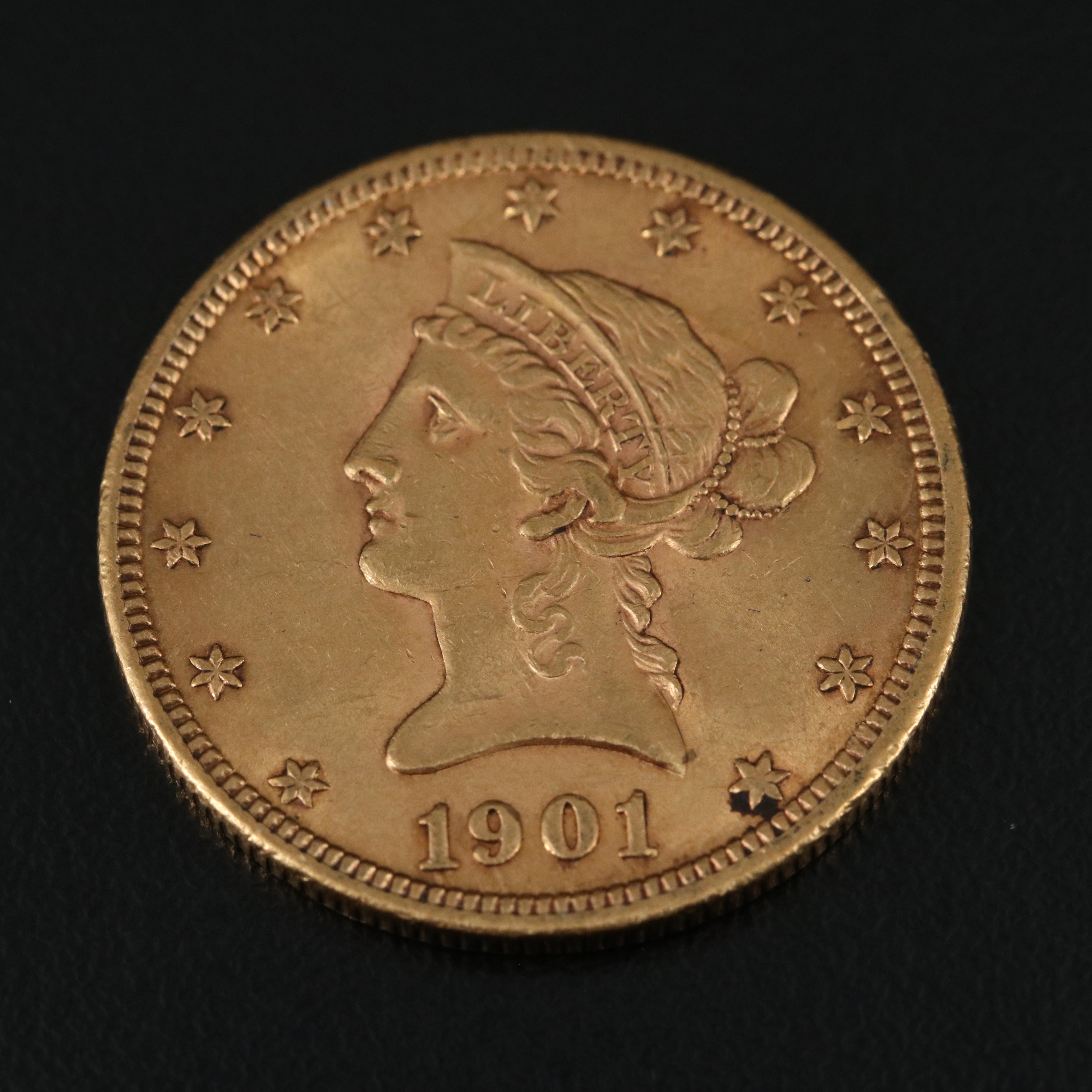 1901 Ten Dollar Liberty Gold Coin
