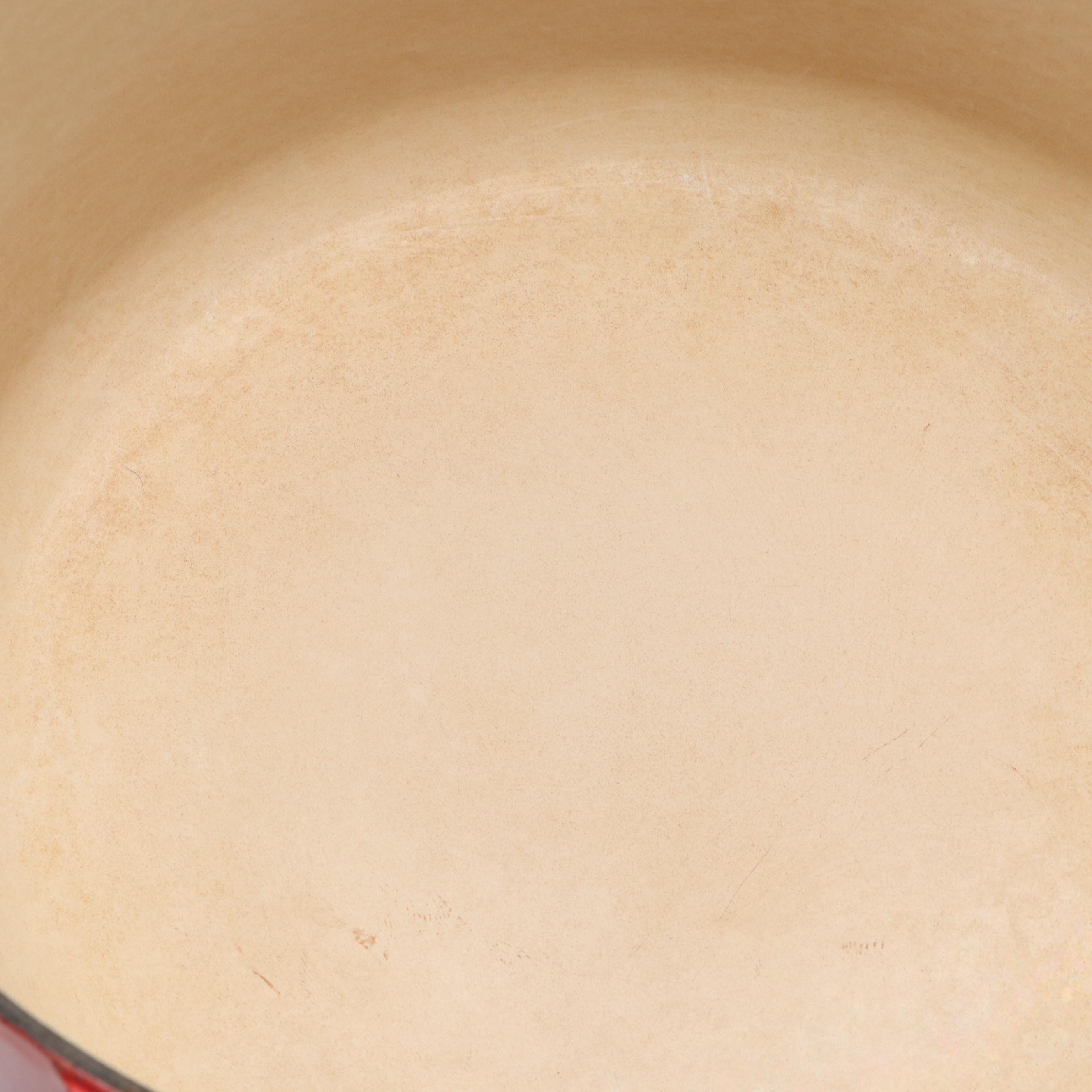 Le Creuset Cerise Enameled Cast Iron Dutch Oven and Rectangular Baker