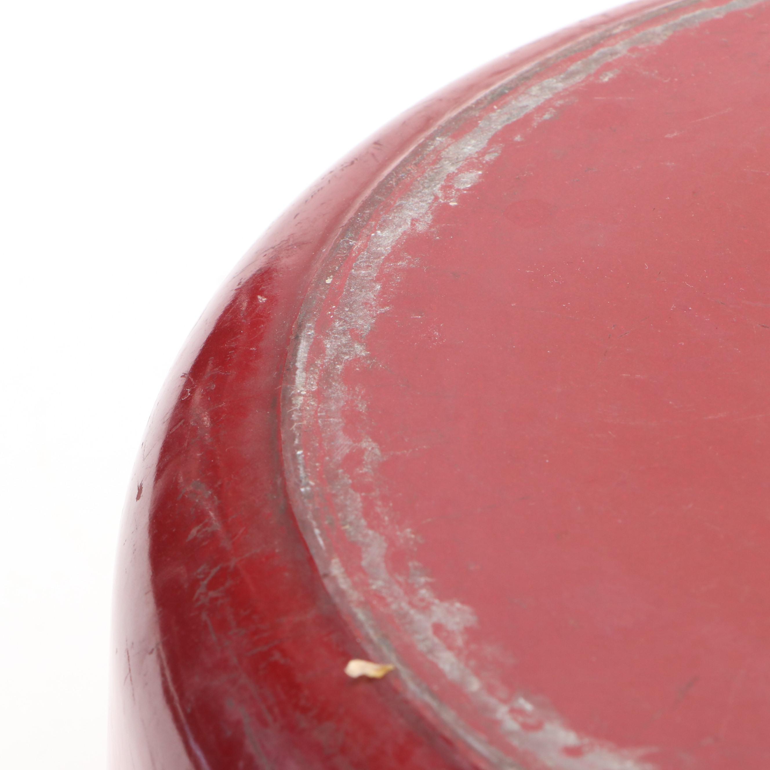 Le Creuset Cerise Enameled Cast Iron Dutch Oven and Rectangular Baker