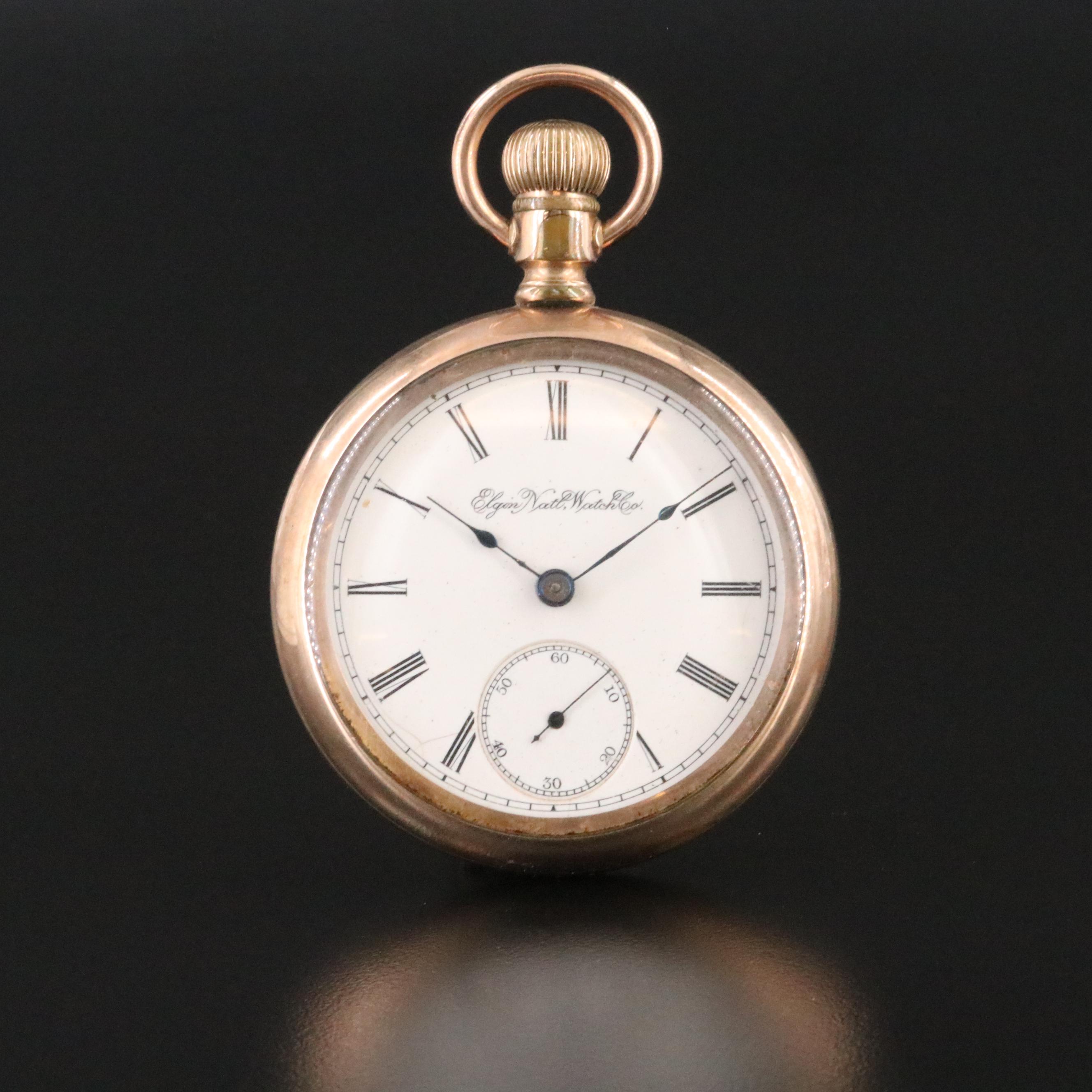 1892 Elgin National Watch Co. Gold-Filled Pocket Watch