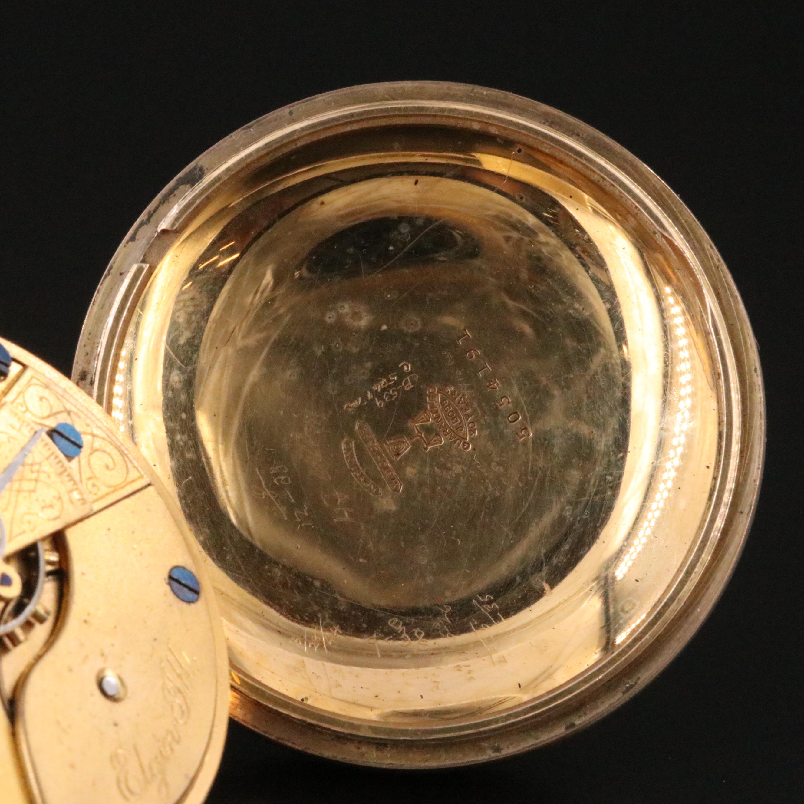 1892 Elgin National Watch Co. Gold-Filled Pocket Watch