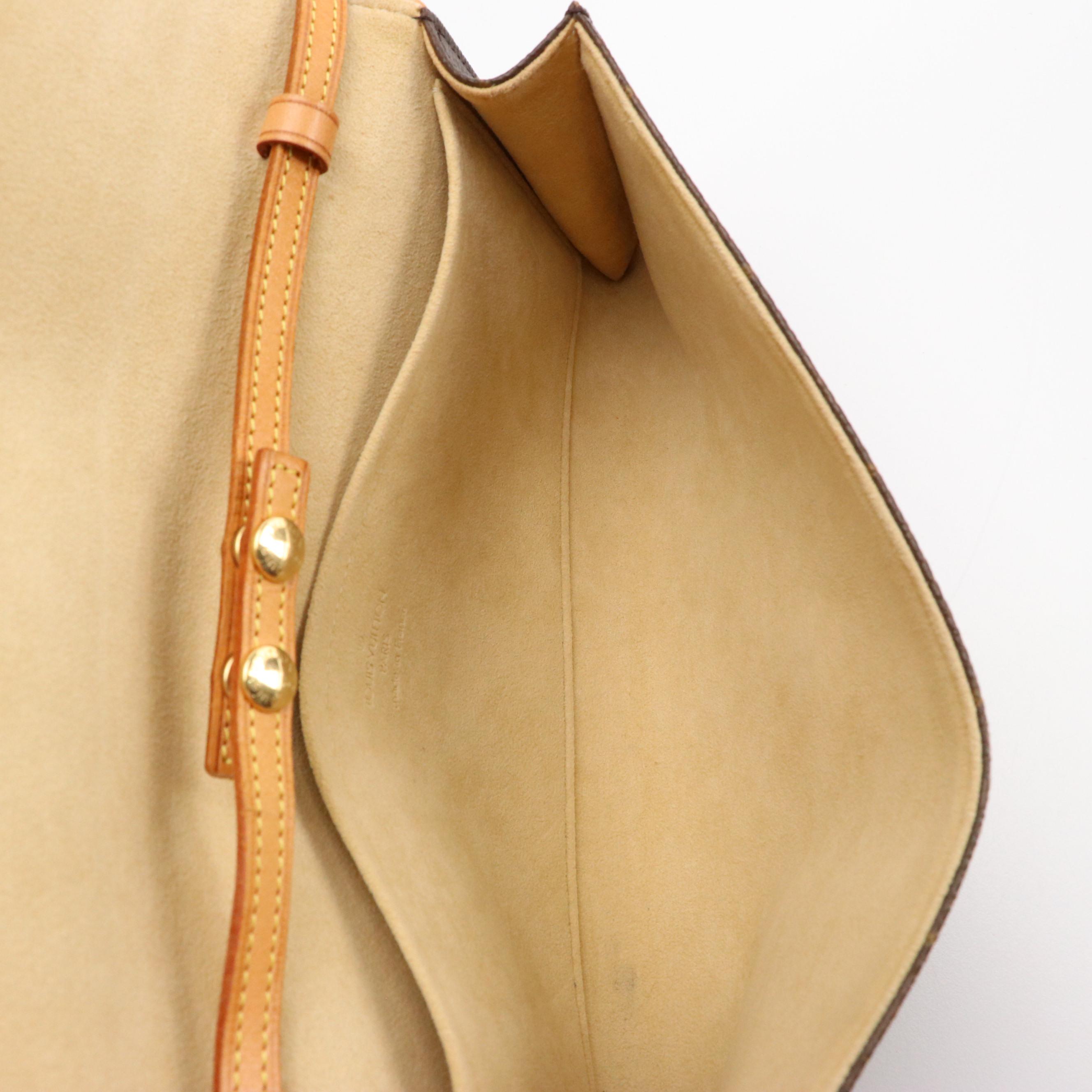 Louis Vuitton Pochette Twin GM Crossbody Bag in Monogram Canvas and Leather