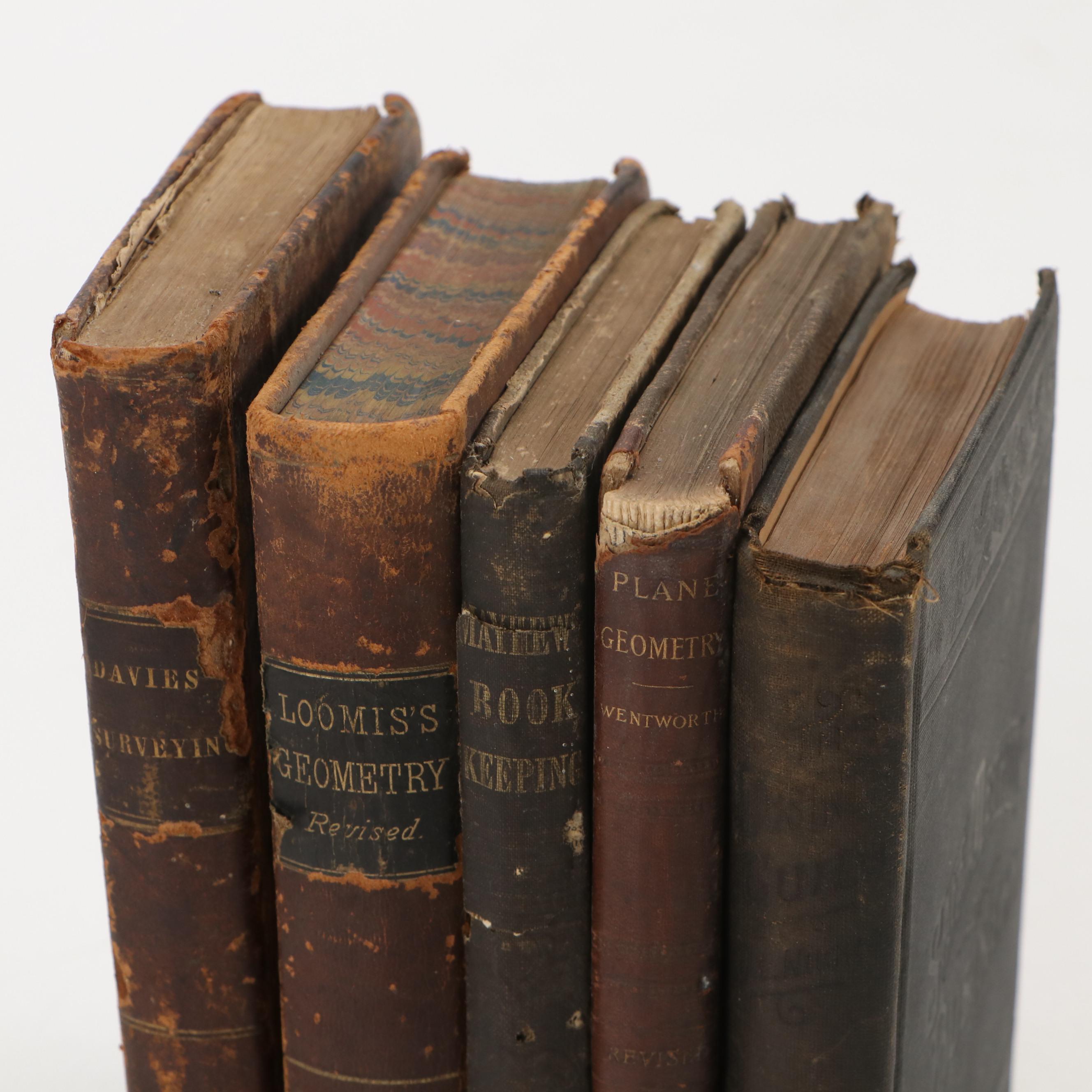 Illustrated "Plane Geometry" by G. A. Wentworth and More Nonfiction Books