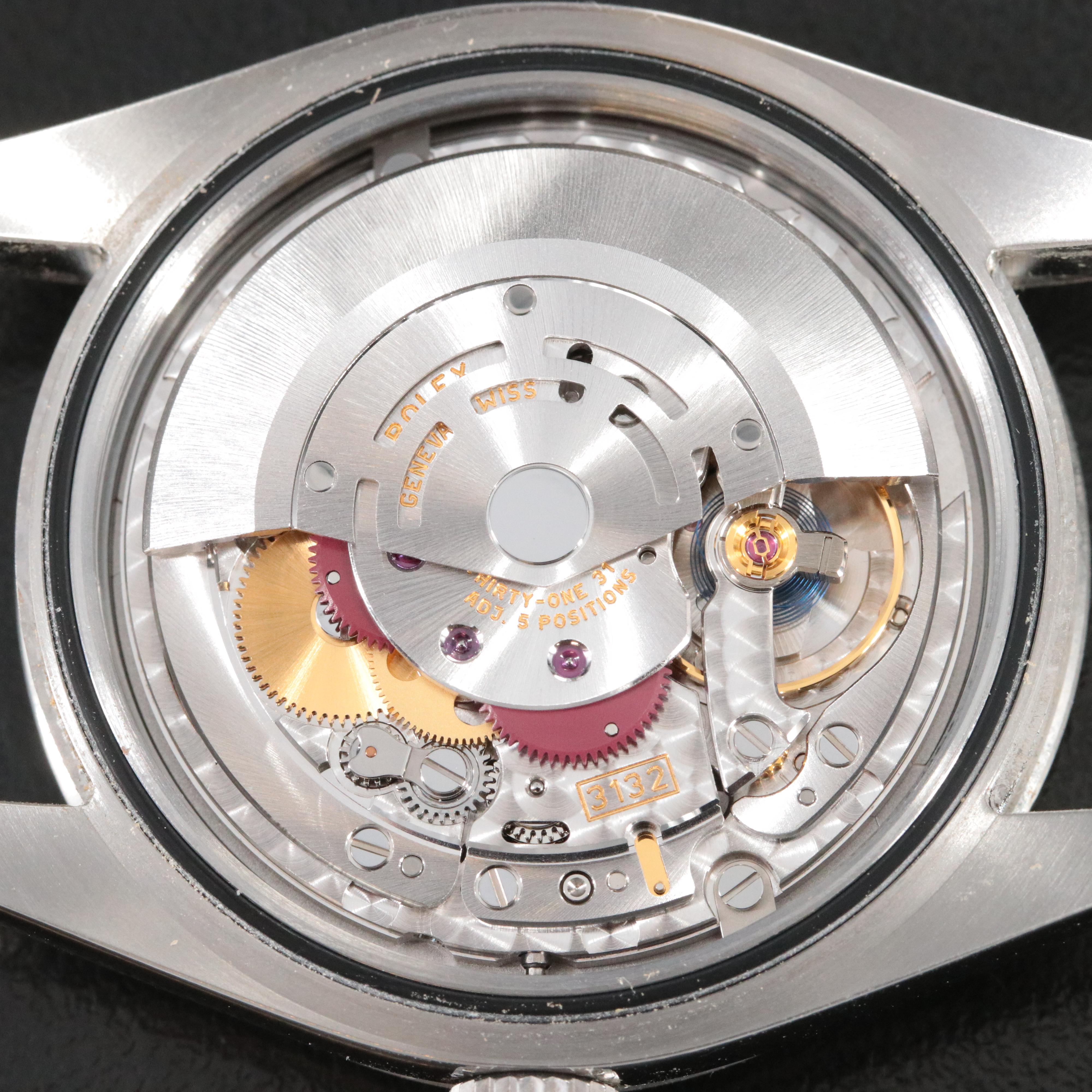 Rolex Oyster Perpetual Black Arabic Dial Explorer Watch