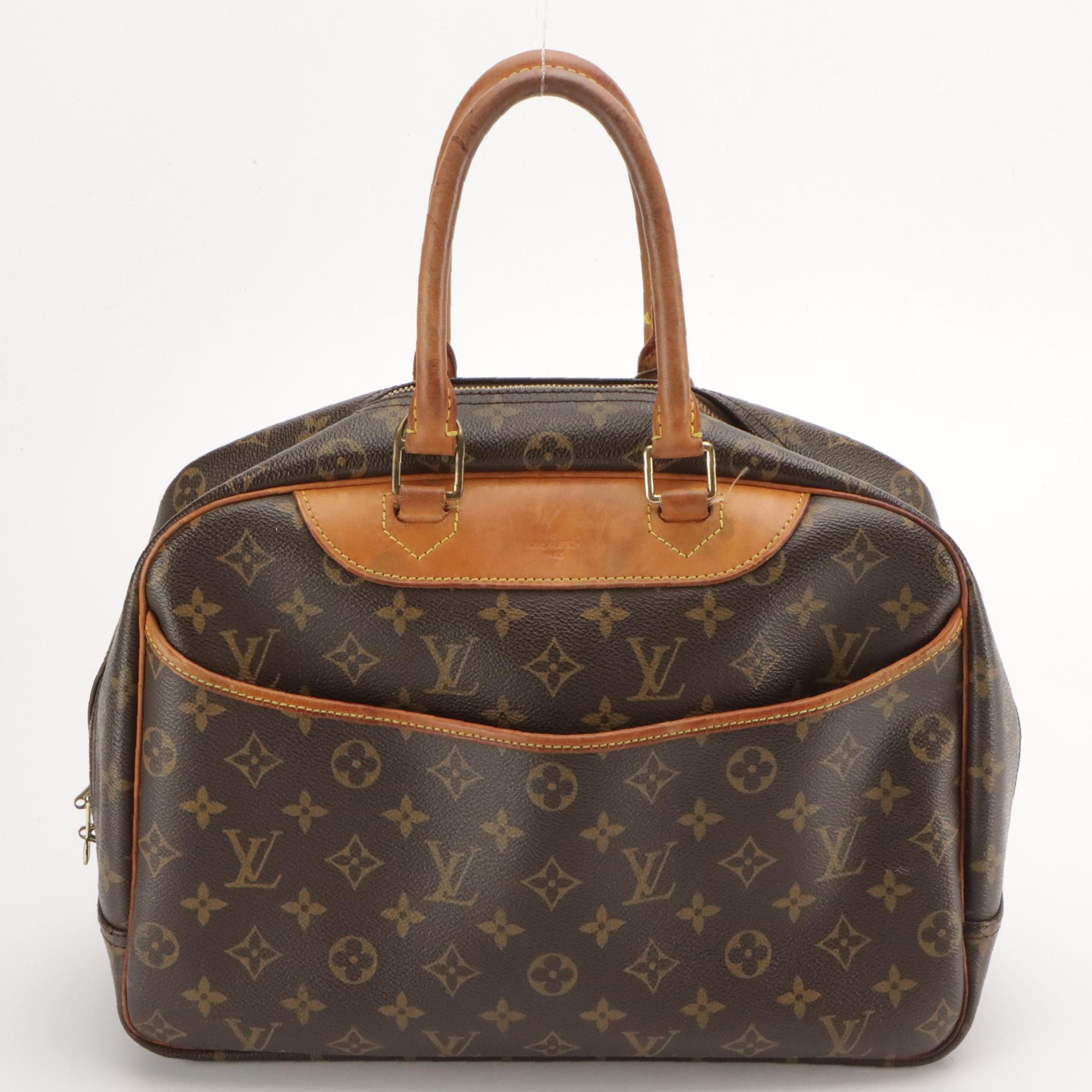 Louis Vuitton Deauville Vanity Case in Monogram Canvas and Vachetta Leather