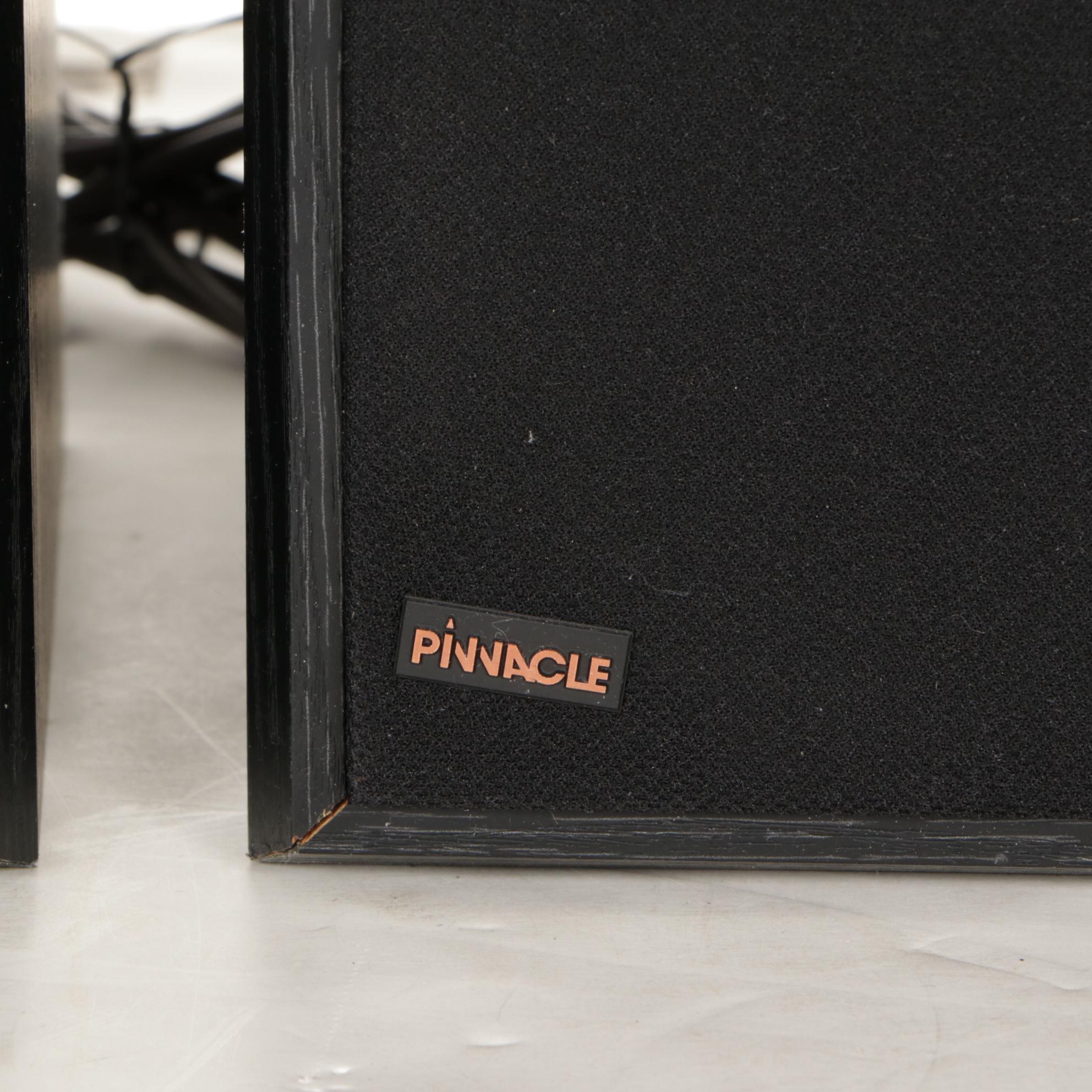 Harman/Kardon AVR 20II Receiver, Technics Turntable, Samsung TV, and Speakers