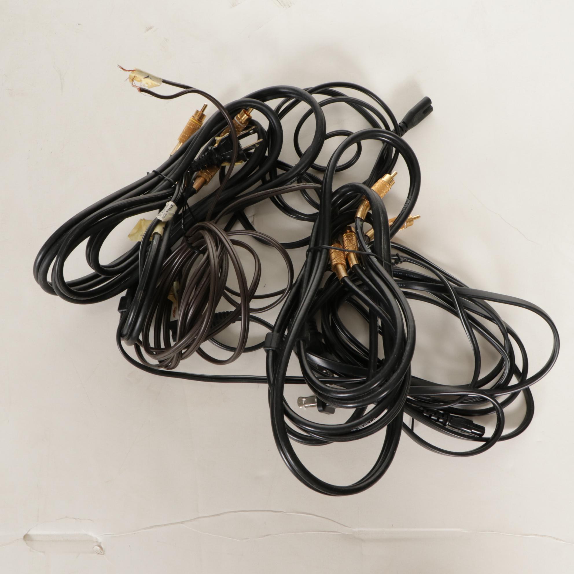 Harman/Kardon AVR 20II Receiver, Technics Turntable, Samsung TV, and Speakers